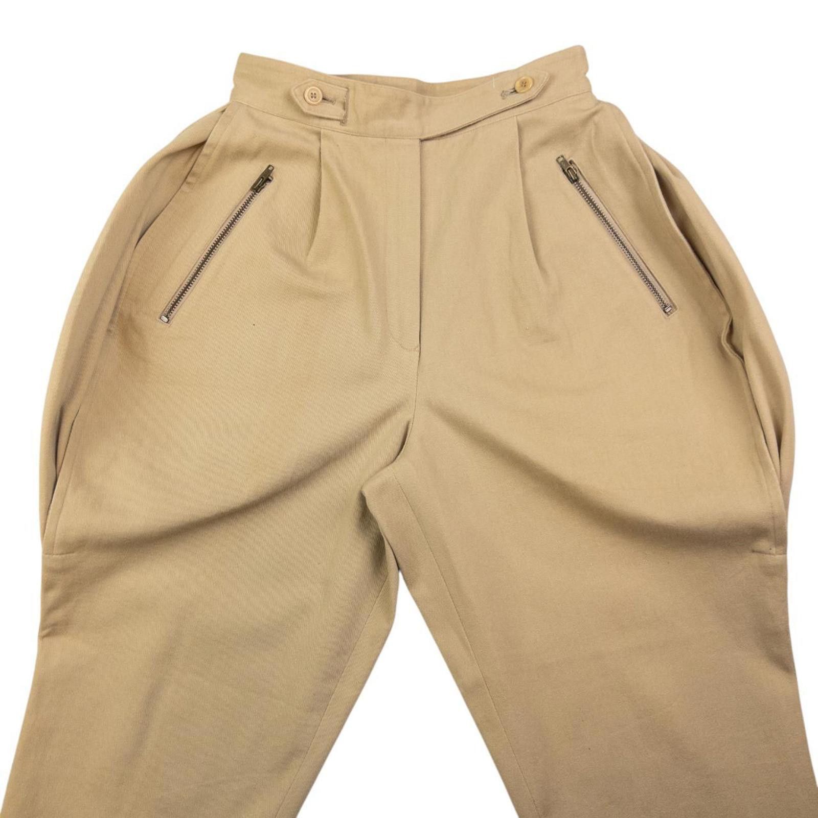 Issey Miyake Vintage Issey Miyake Stretch Stirrup Trousers Womens W23 Size 23" - 7 Thumbnail