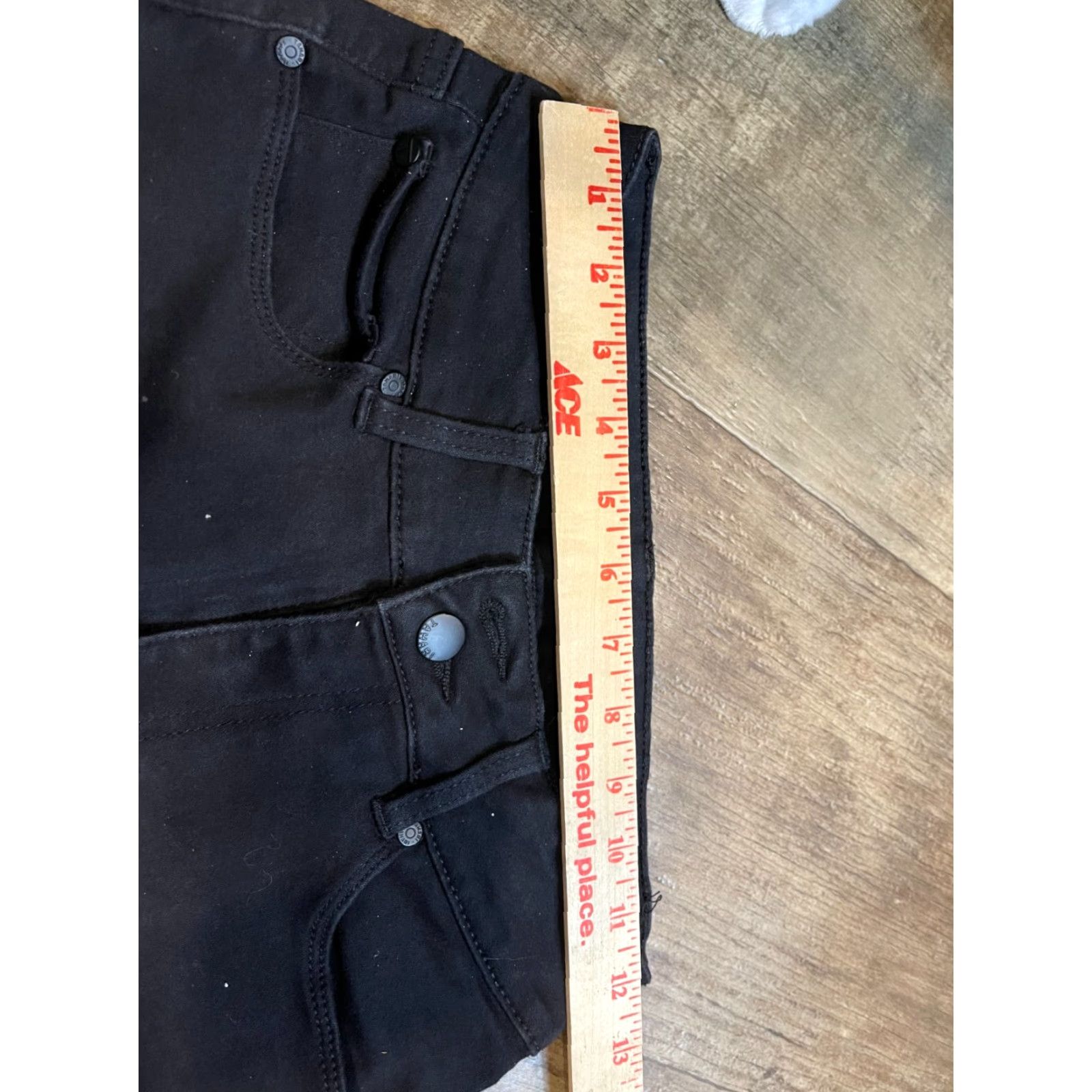 Vintage TAHARI Jeans Pants Womens Size 24" Waist Black Skinny Jeans Pants Women 24 Womens TAHARI Size 42" / US 20 - 3 Thumbnail