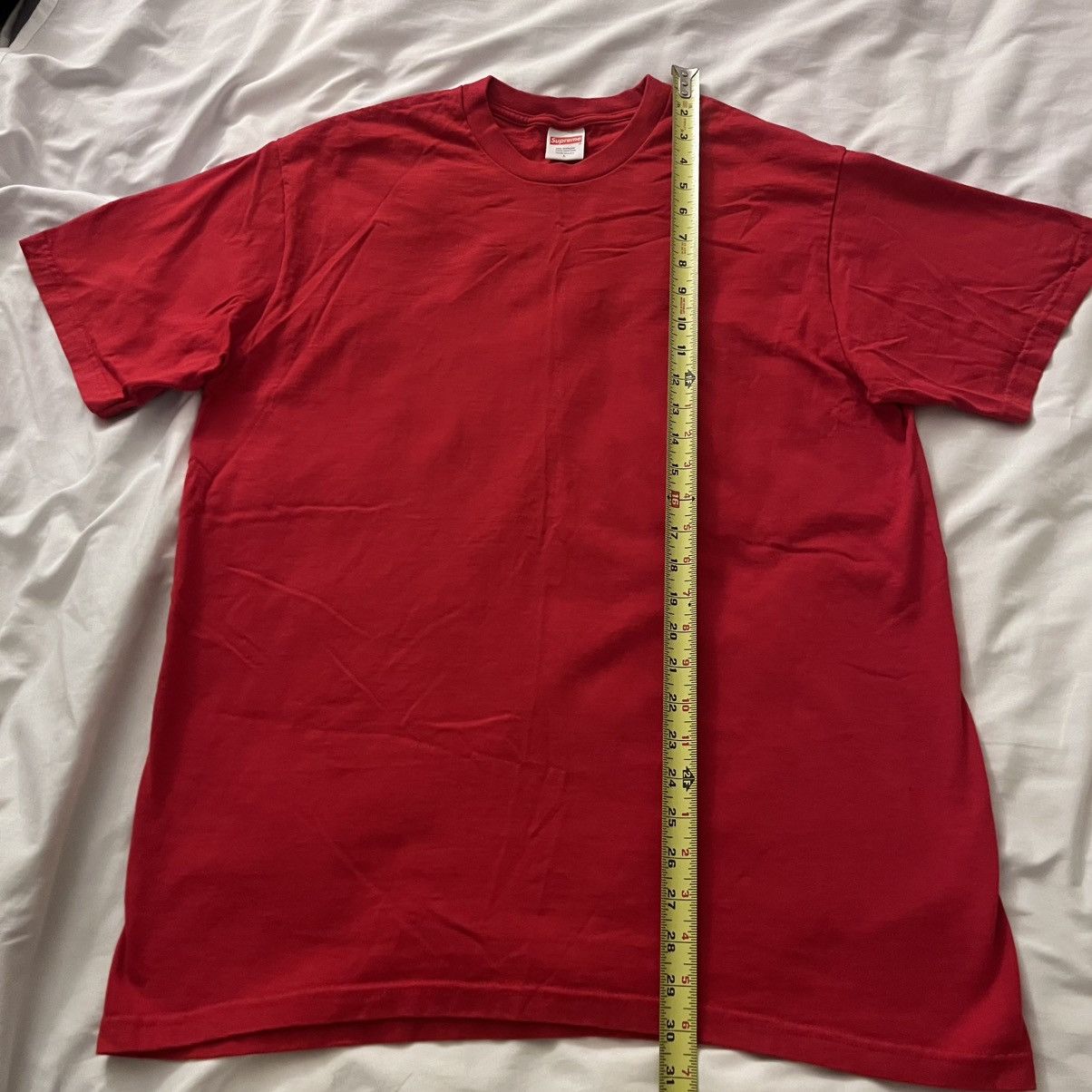 Supreme Supreme Blank Tee - Large Red Size US L / EU 52-54 / 3 - 6 Thumbnail