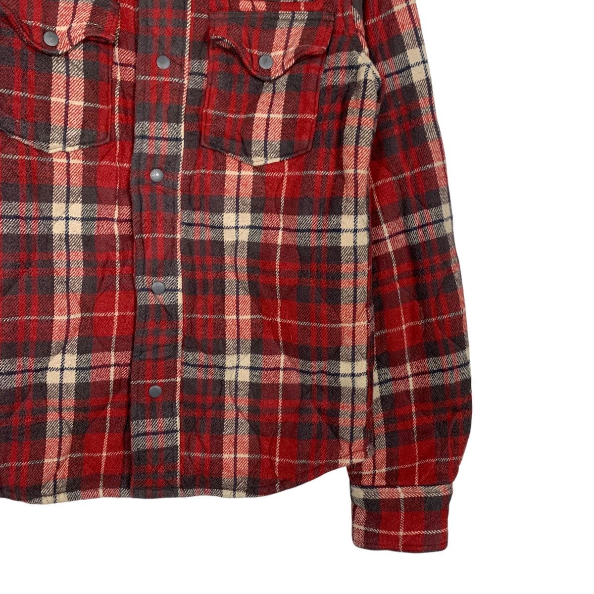 Hollister HOLLISTER CARLSBAD Red Plaid Warm Flannel Jacket #2716-C122 Size US M / EU 48-50 / 2 - 7 Thumbnail