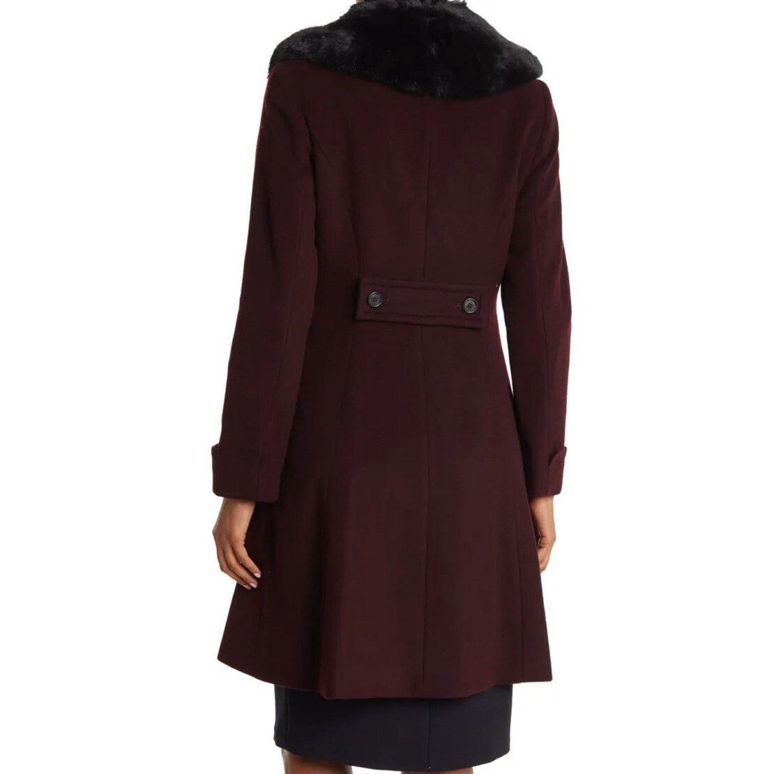 Lauren Ralph Lauren Ralph Lauren Coat Black Faux-Fur-Collar Women’s Size 10 Size L / US 10 / IT 46 - 2 Thumbnail