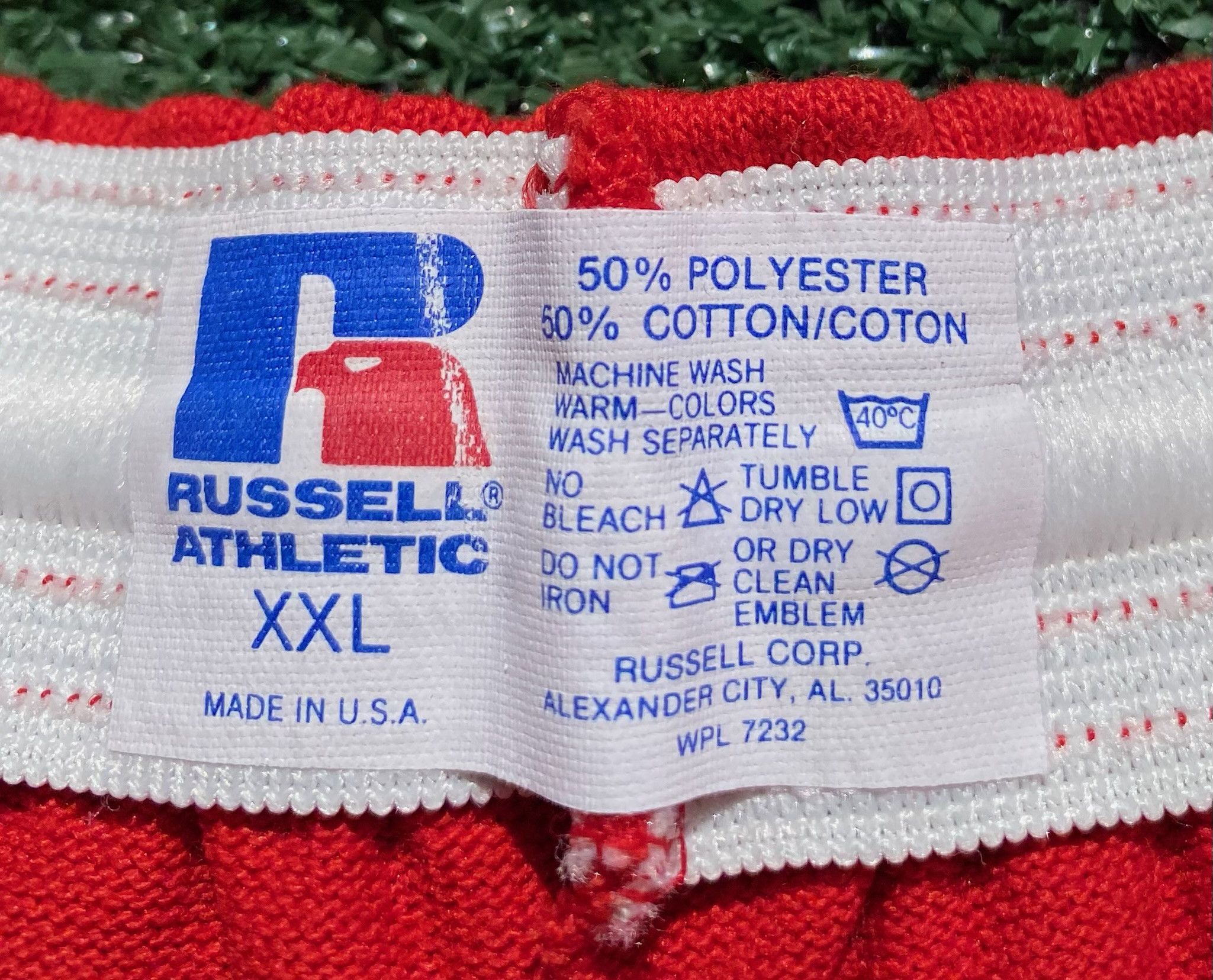 Russell Athletic New 90’s Russell Athletic Red Gym Sweat Shorts XL Size US 42 / EU 58 - 4 Thumbnail
