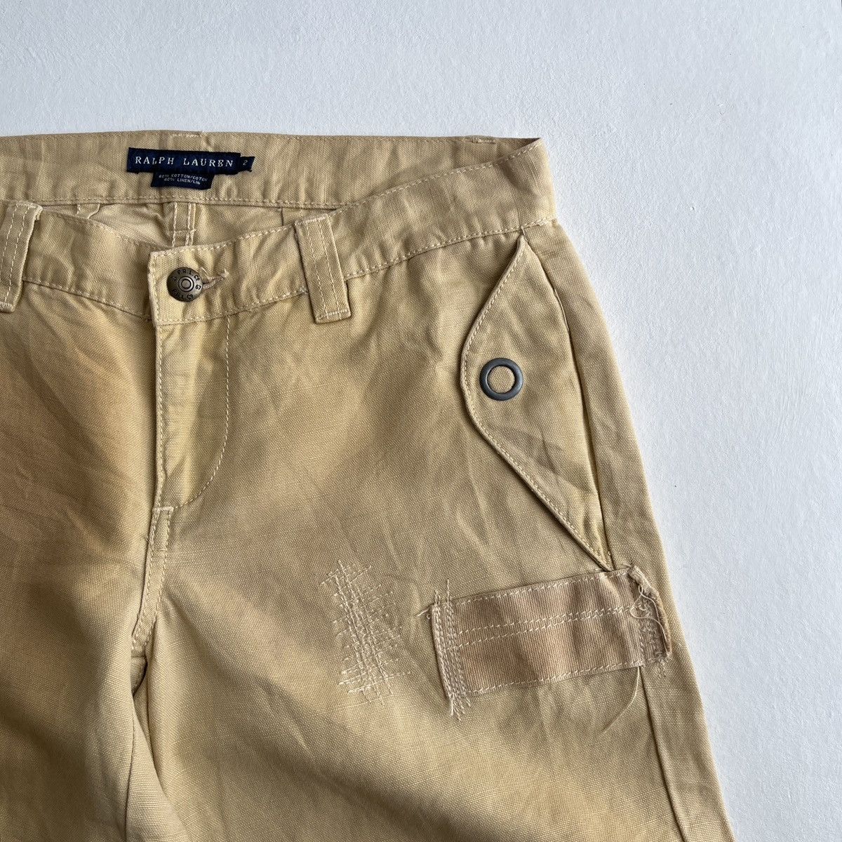 Polo Ralph Lauren × Ralph Lauren 💥Rare💥 Vintage Ralph Lauren Patchwork pants Size 30" / US 8 / IT 44 - 4 Thumbnail