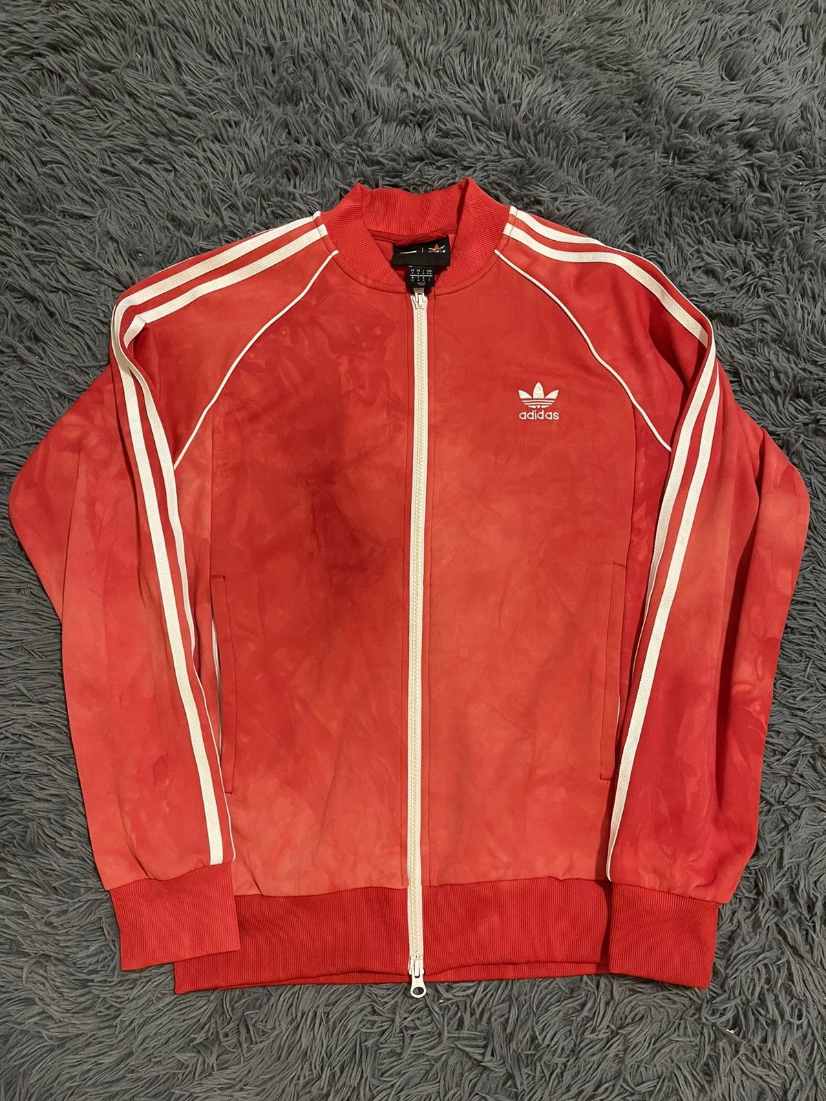 Adidas × Pharrell Pharrell Adidas Track Suit Top Red Size Medium Size US M / EU 48-50 / 2 - 1 Thumbnail