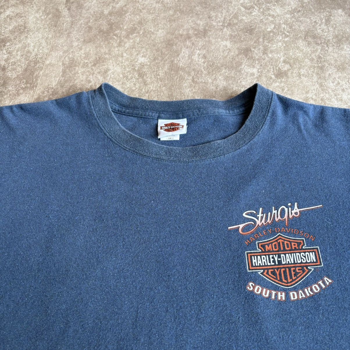 Harley Davidson Vintage Harley Davidson 2009 Sturgis South Dakota T Shirt Size US L / EU 52-54 / 3 - 3 Thumbnail