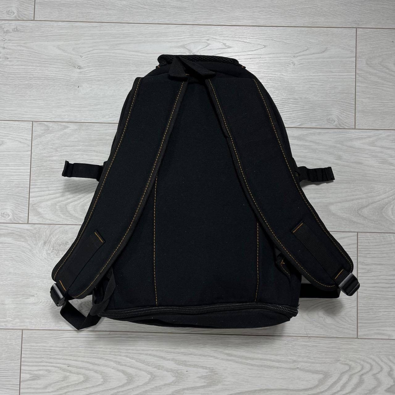 Japanese Brand Multi pocket Gold Be Gorpcore y2k black backpack Size ONE SIZE - 2 Thumbnail