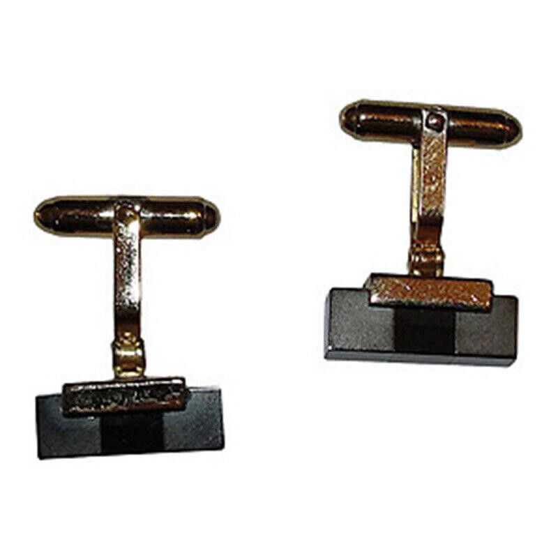 Dior Christian Dior Hematite Glass Cufflinks Size ONE SIZE - 2 Thumbnail