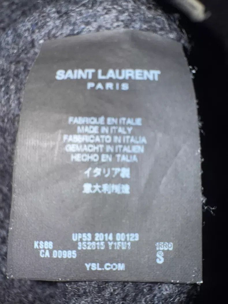 Saint Laurent Paris Saint Laurent Paris Snowflake Grey Crew Neck Sweater i Size US S / EU 44-46 / 1 - 5 Thumbnail
