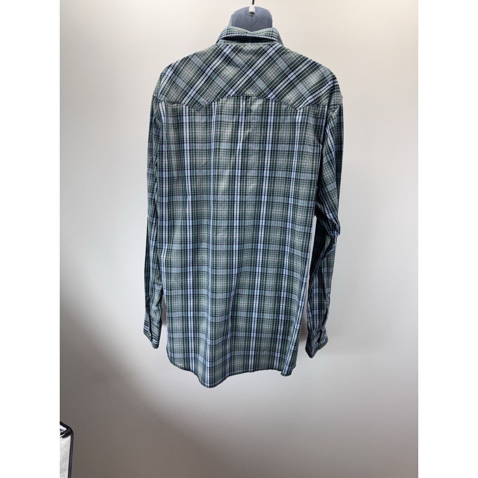 Wrangler Wrangler Western Shirt Men's Size 2XT Pearl Snap Plaid Size US XXL / EU 58 / 5 - 3 Thumbnail