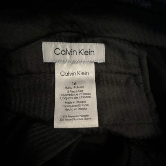 Calvin Klein Plus Size High Waist Belted Cargo Pants