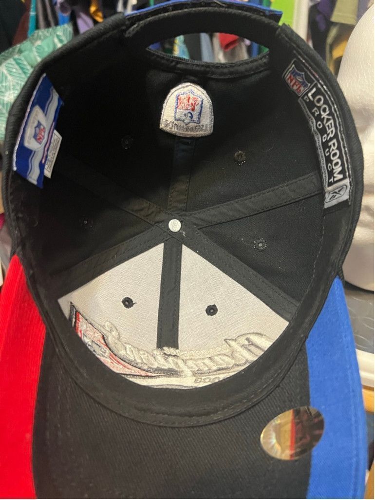 Reebok Unisex Reebok NFL 2003 AFC Champions Cap Black/Red One Size Size ONE SIZE - 5 Thumbnail