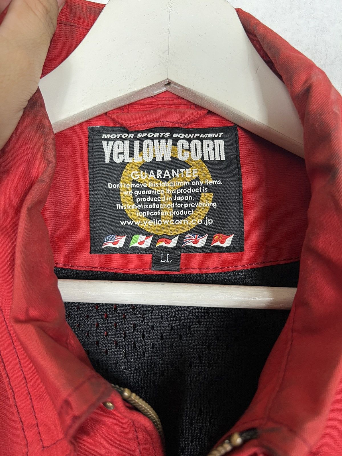 Vintage 🔥 VINTAGE YELLOW CORN MOTO RIDING RIDERS JACKET Size US L / EU 52-54 / 3 - 13 Thumbnail