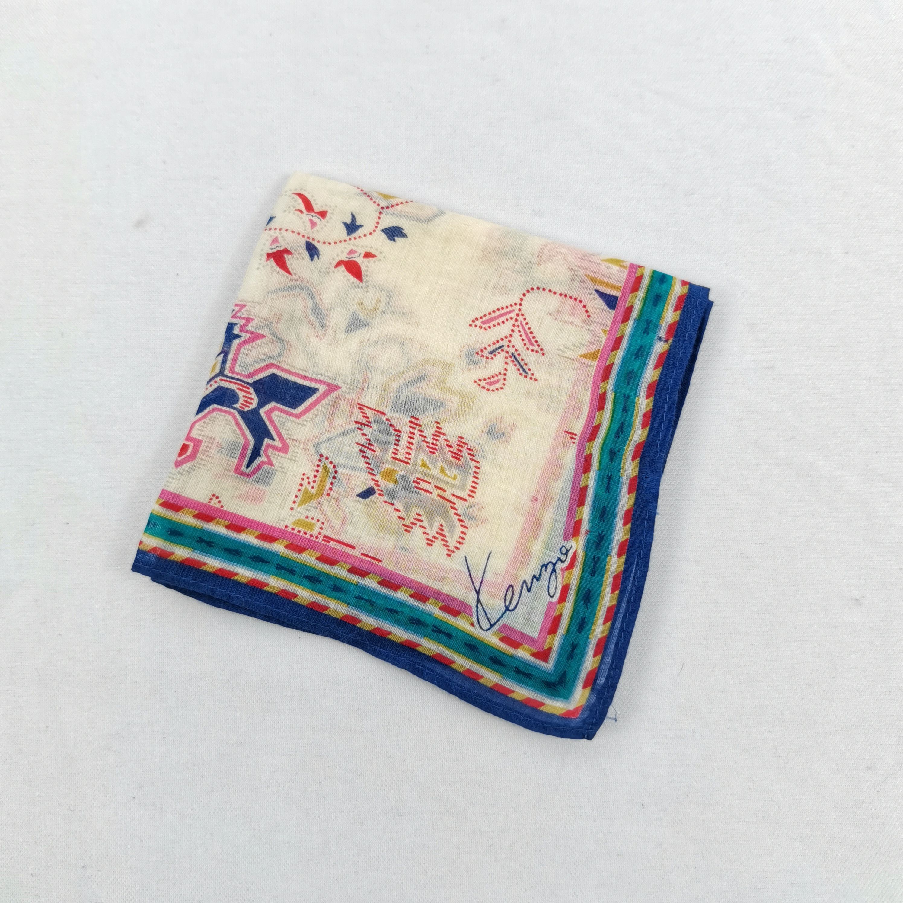 Kenzo Vintage Kenzo Handkerchief Neckerchief Bandana Size ONE SIZE - 3 Thumbnail