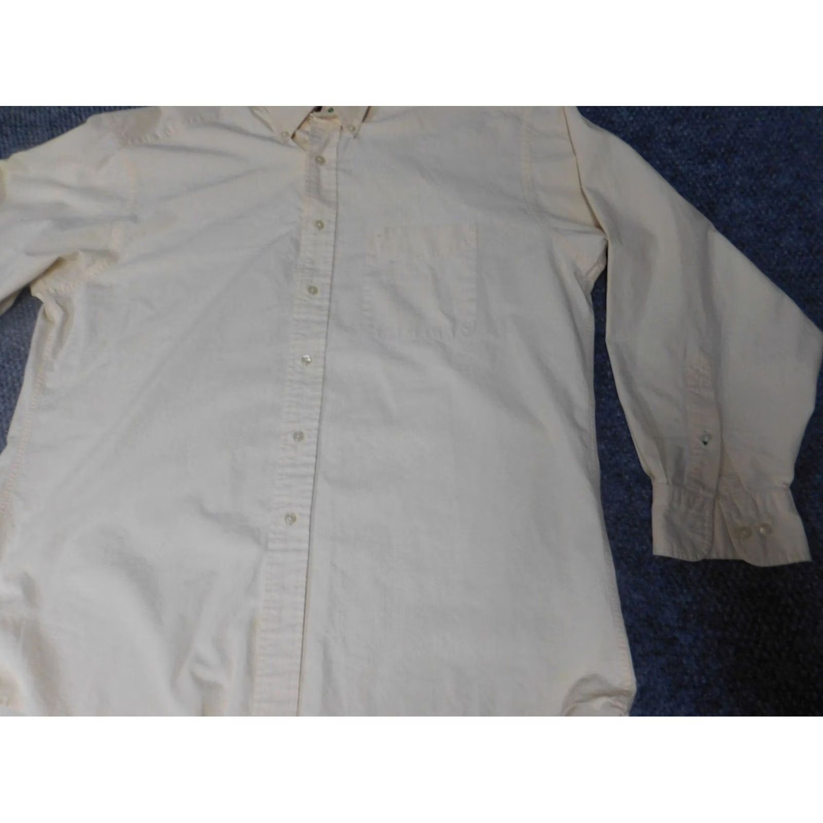 Tommy Hilfiger Tommy Hilfiger Mens Shirt XL Yellow Plaid Button-Down Collar Knit Cotton Regular Button-Up Vintage No Mens Size US XL / EU 56 / 4 - 3 Thumbnail