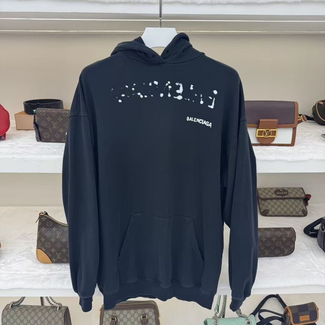 Balenciaga Balenciaga FW22 Graffiti Logo Hoodie Size XS / US 0-2 / IT 36-38 - 1 Thumbnail
