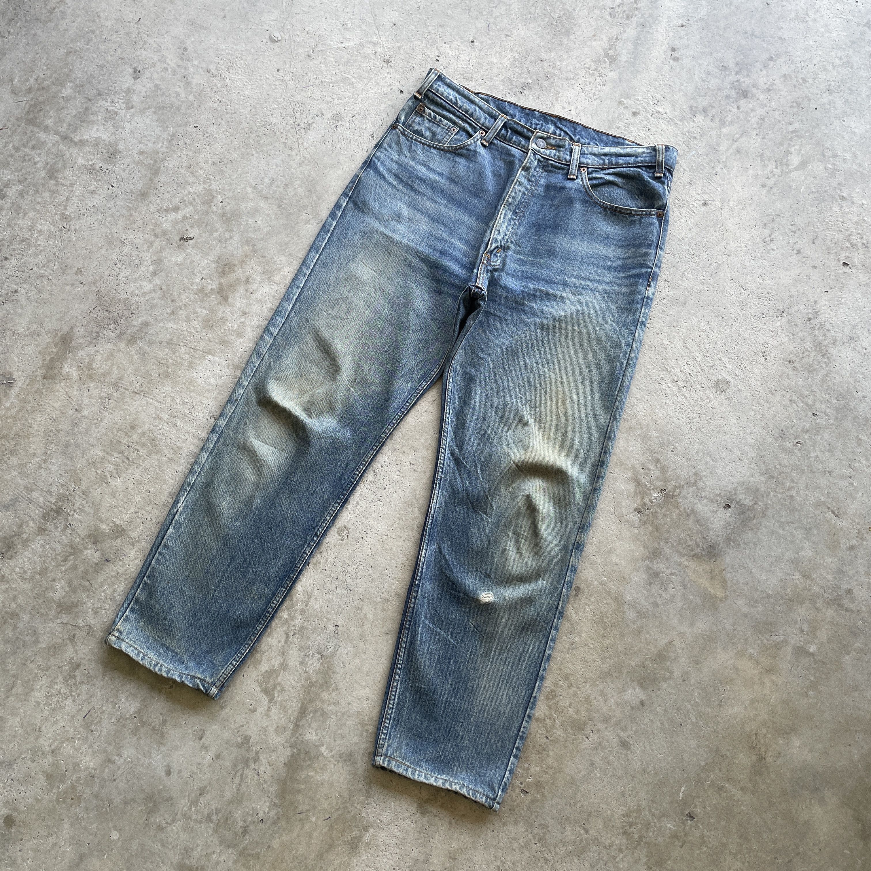 Levi's W34x29 Vintage Levi’s Denim Faded Rusty Wash Denim Pants Size US 34 / EU 50 - 1 Thumbnail
