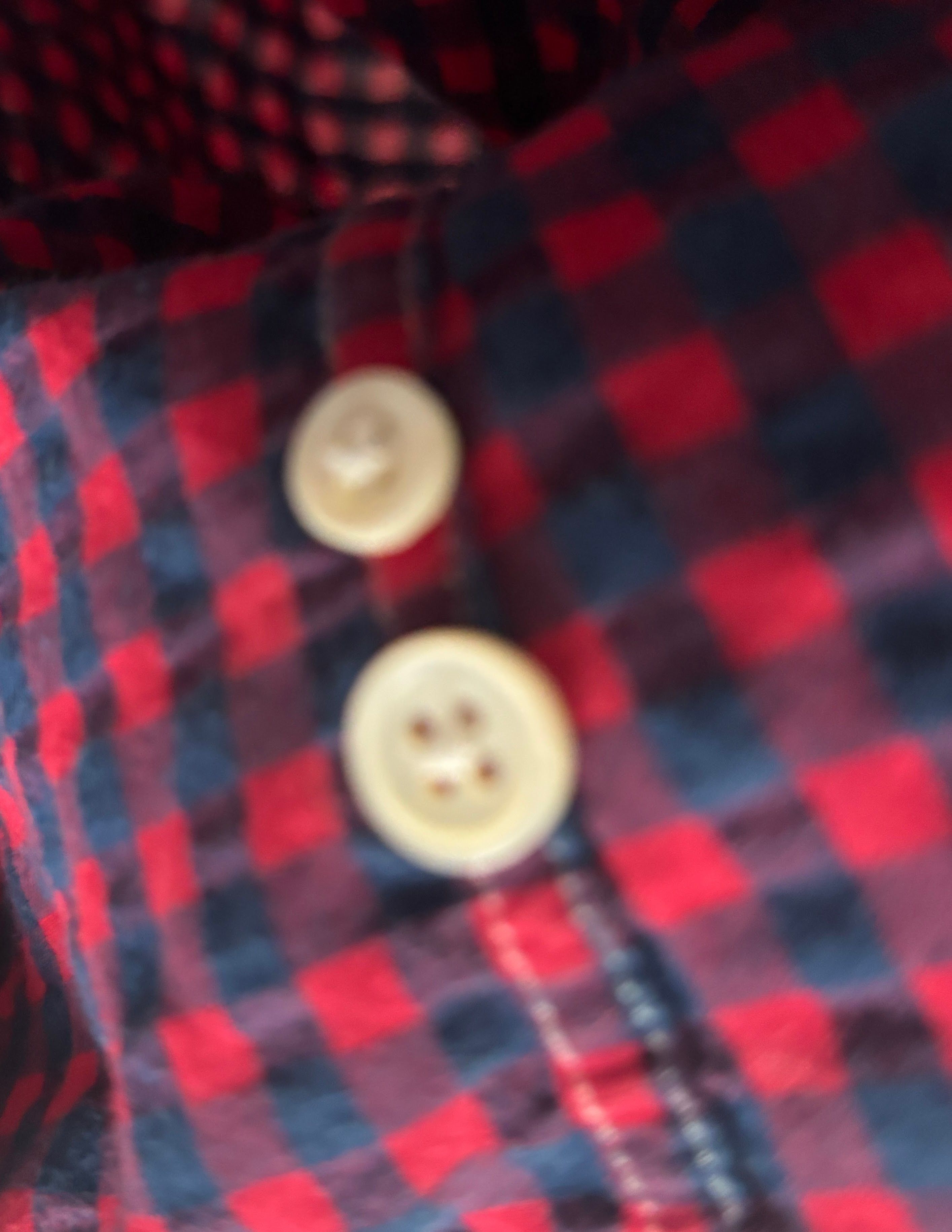 Relwen Gingham Cotton Seersucker Long Sleeve Button Down Shirt Size US S / EU 44-46 / 1 - 7 Thumbnail
