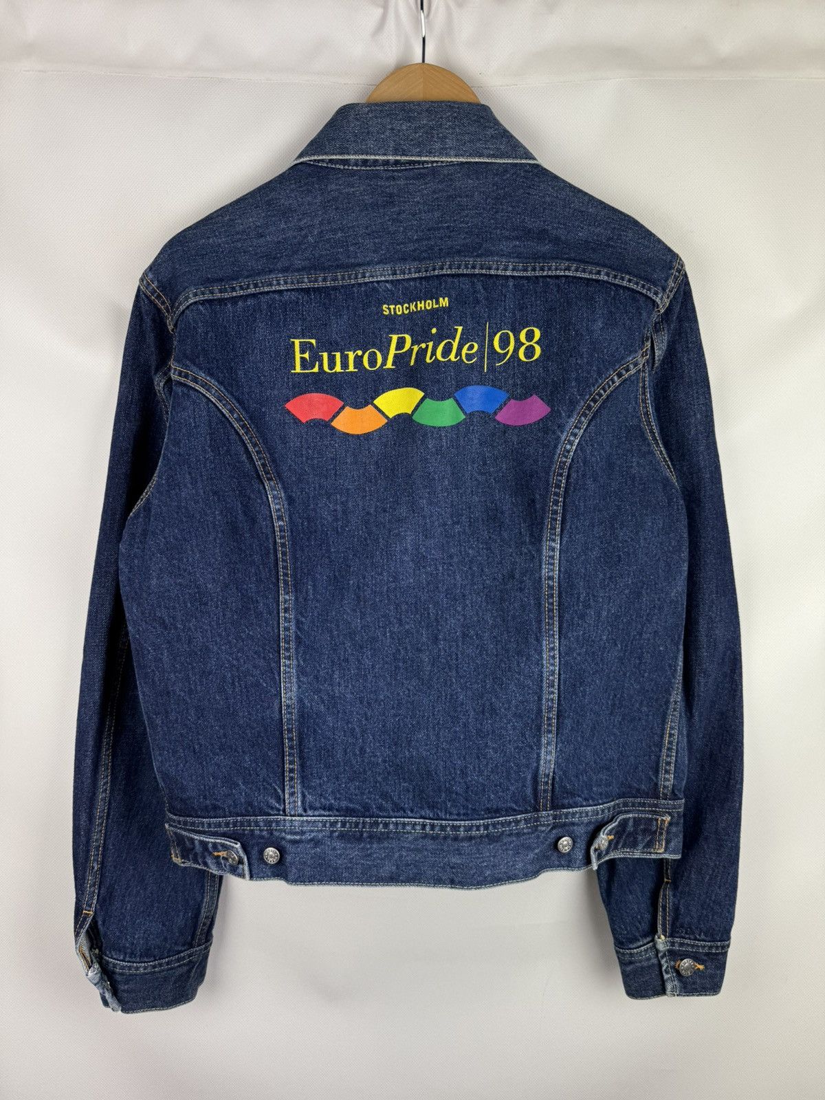 Diesel Diesel Vintage Unisex Euro Pride 98 Denim Trucker Jacket Size US L / EU 52-54 / 3 - 14 Thumbnail
