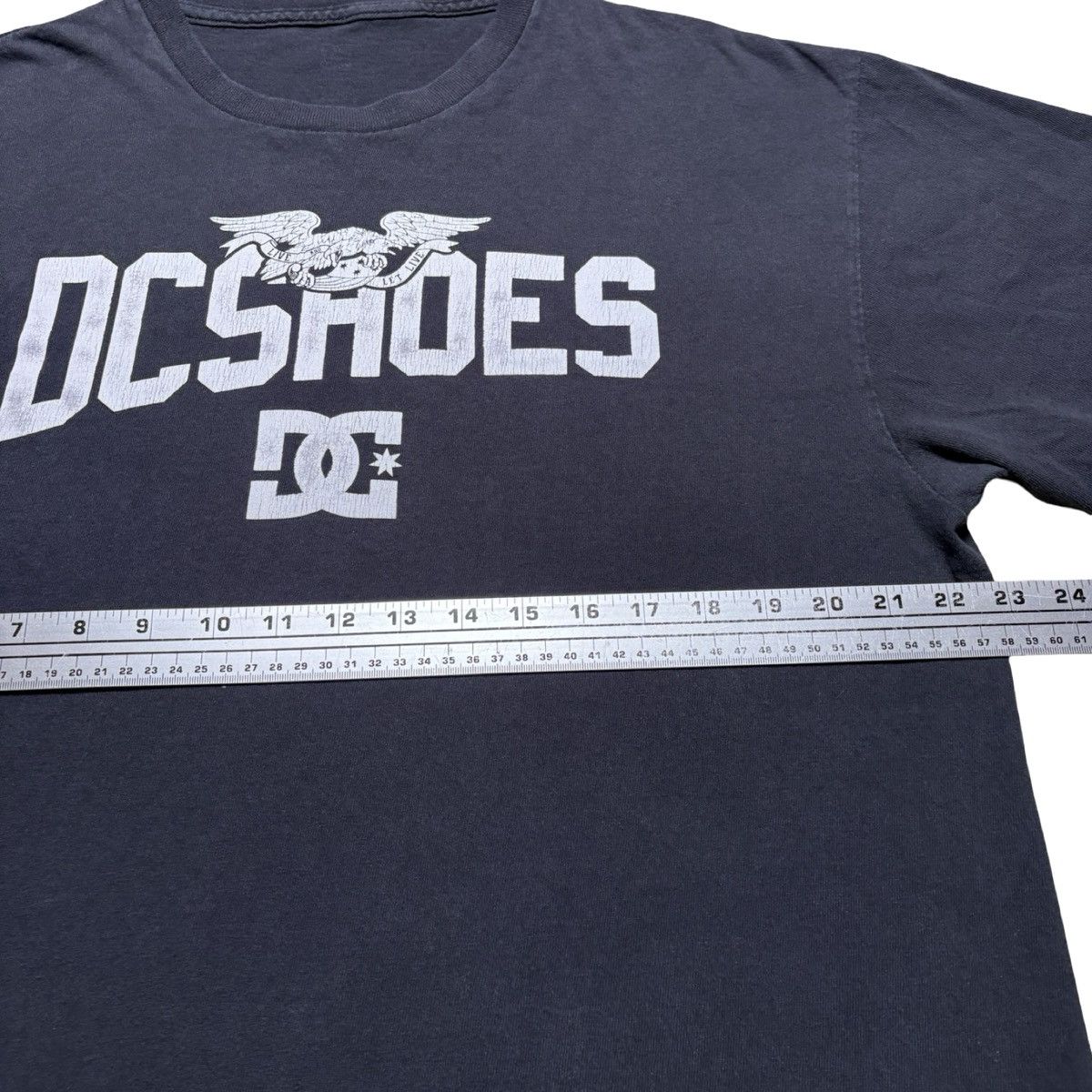 DC Vintage Y2K DC Shoes Faded Black Graphic T Shirt Skater XL Size US XL / EU 56 / 4 - 4 Thumbnail