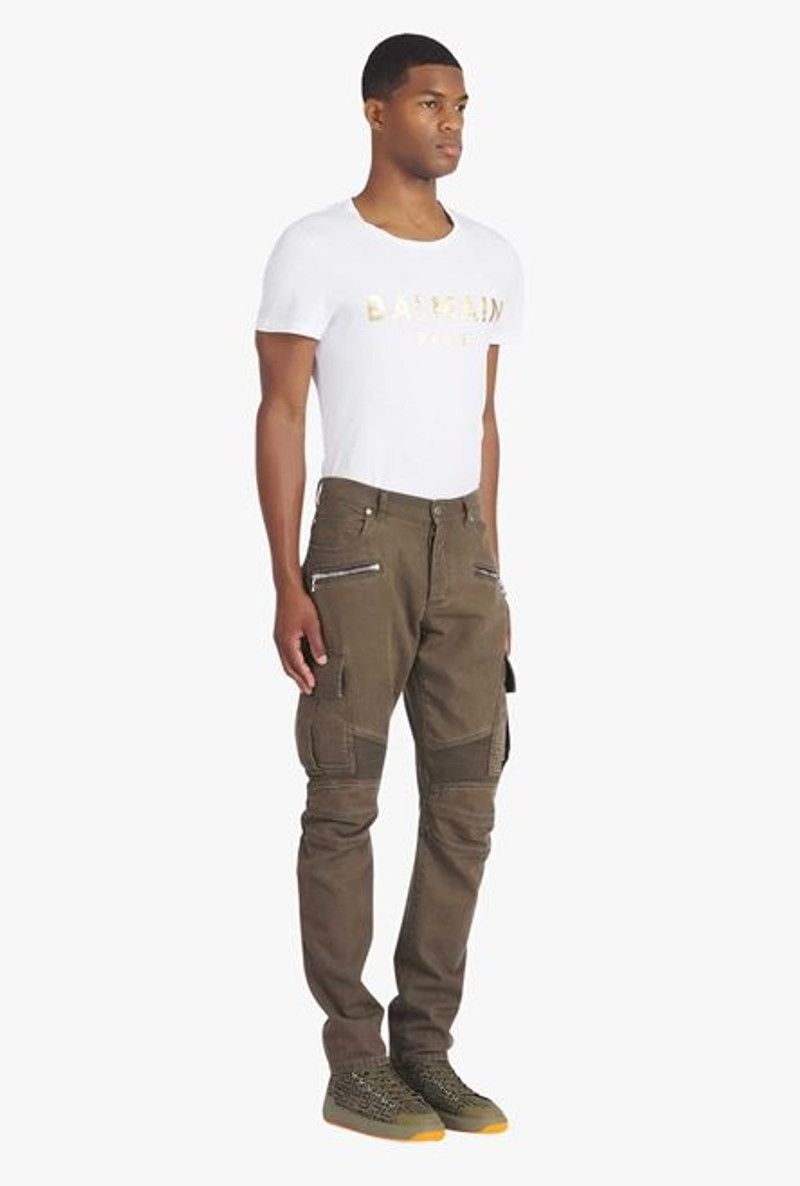 Balmain o1y0426 Cargo Pant in Dark Brown Size US 28 / EU 44 - 5 Thumbnail