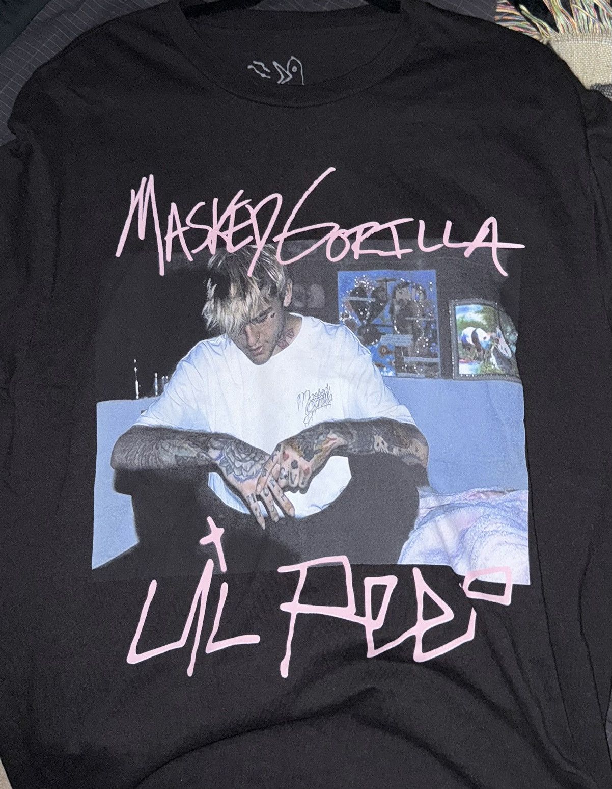Lil Peep 1/144 Lil Peep X Masked Gorilla 2024 NYC Birthday Show Shirt Size US L / EU 52-54 / 3 - 1 Thumbnail