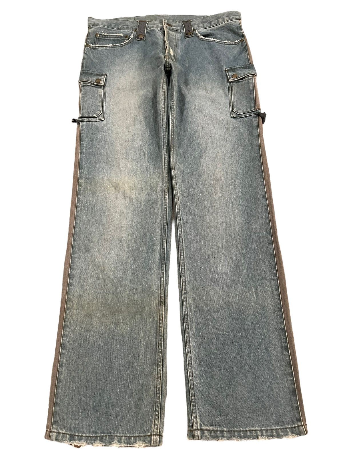 Nicole Club Vintage Japan Monsieur Nicole Cargo Style Loose Jeans Size US 34 / EU 50 - 1 Thumbnail