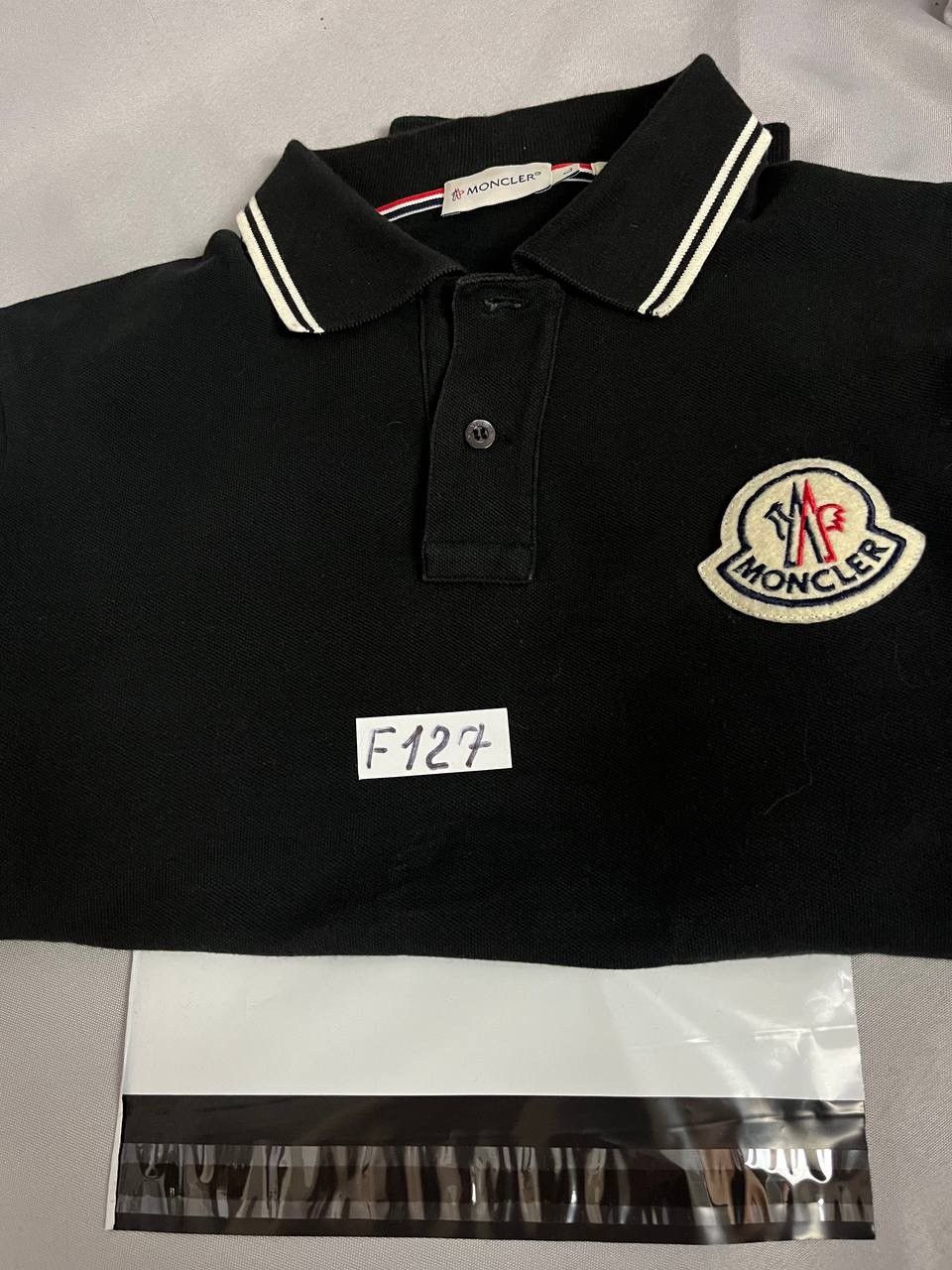 Moncler Moncler Polo Long Sleeve Black Size US L / EU 52-54 / 3 - 13 Thumbnail