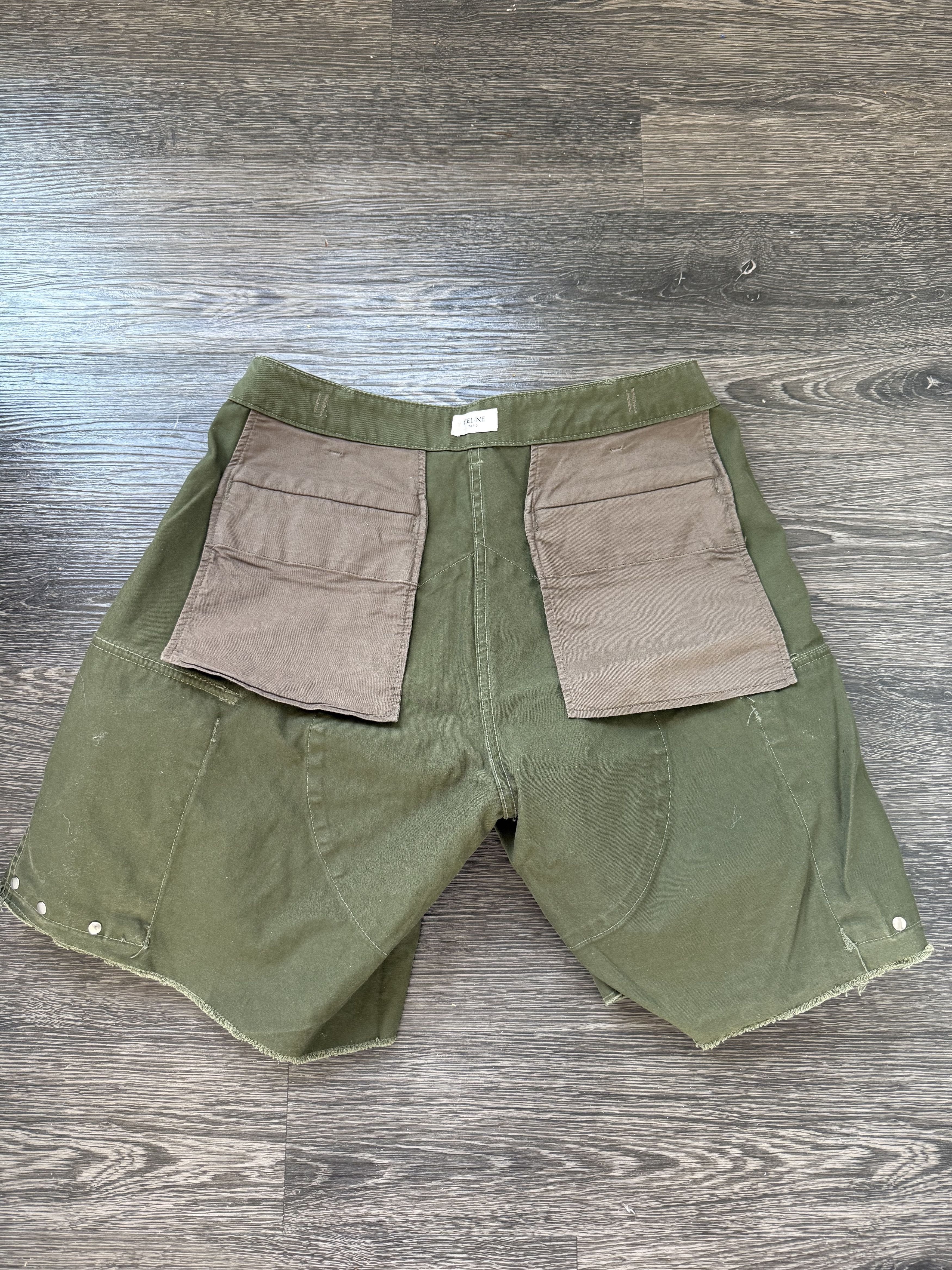 Celine Celine military studded cargo shorts Size US 36 / EU 52 - 10 Thumbnail