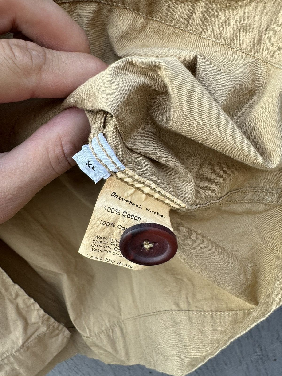 Universal Works Universal Works Beige Light Jacket size XL Size US XL / EU 56 / 4 - 5 Thumbnail