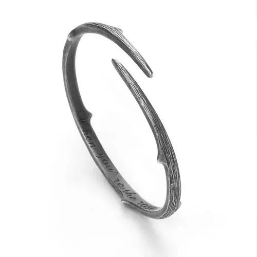 Jewelry × Vintage Open Cuff Thorn Bangle Bracelet Size ONE SIZE - 3 Thumbnail