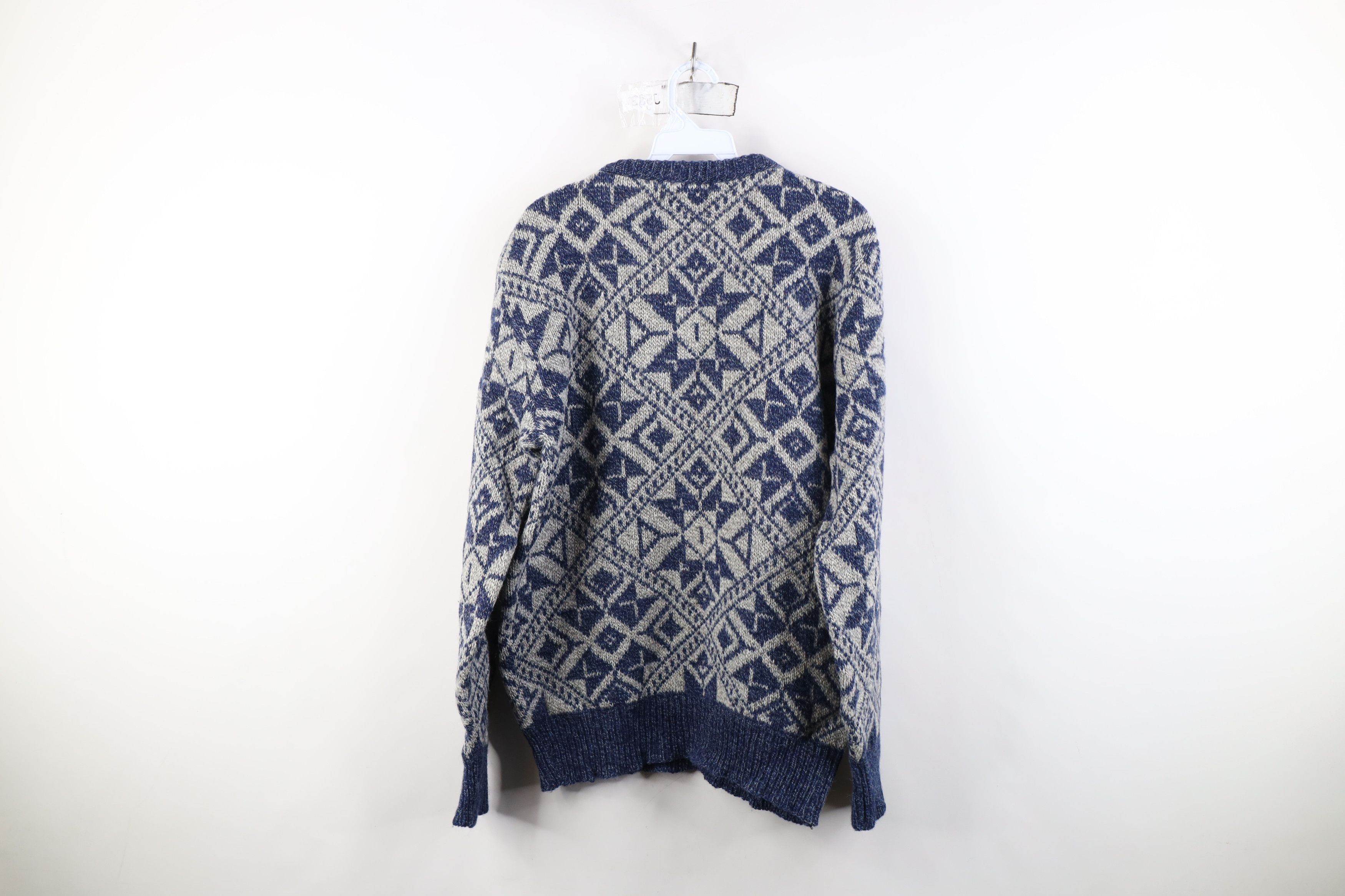 Vintage Vintage 90s Streetwear Knit Fair Isle Snowflake Sweater USA Size US M / EU 48-50 / 2 - 8 Thumbnail
