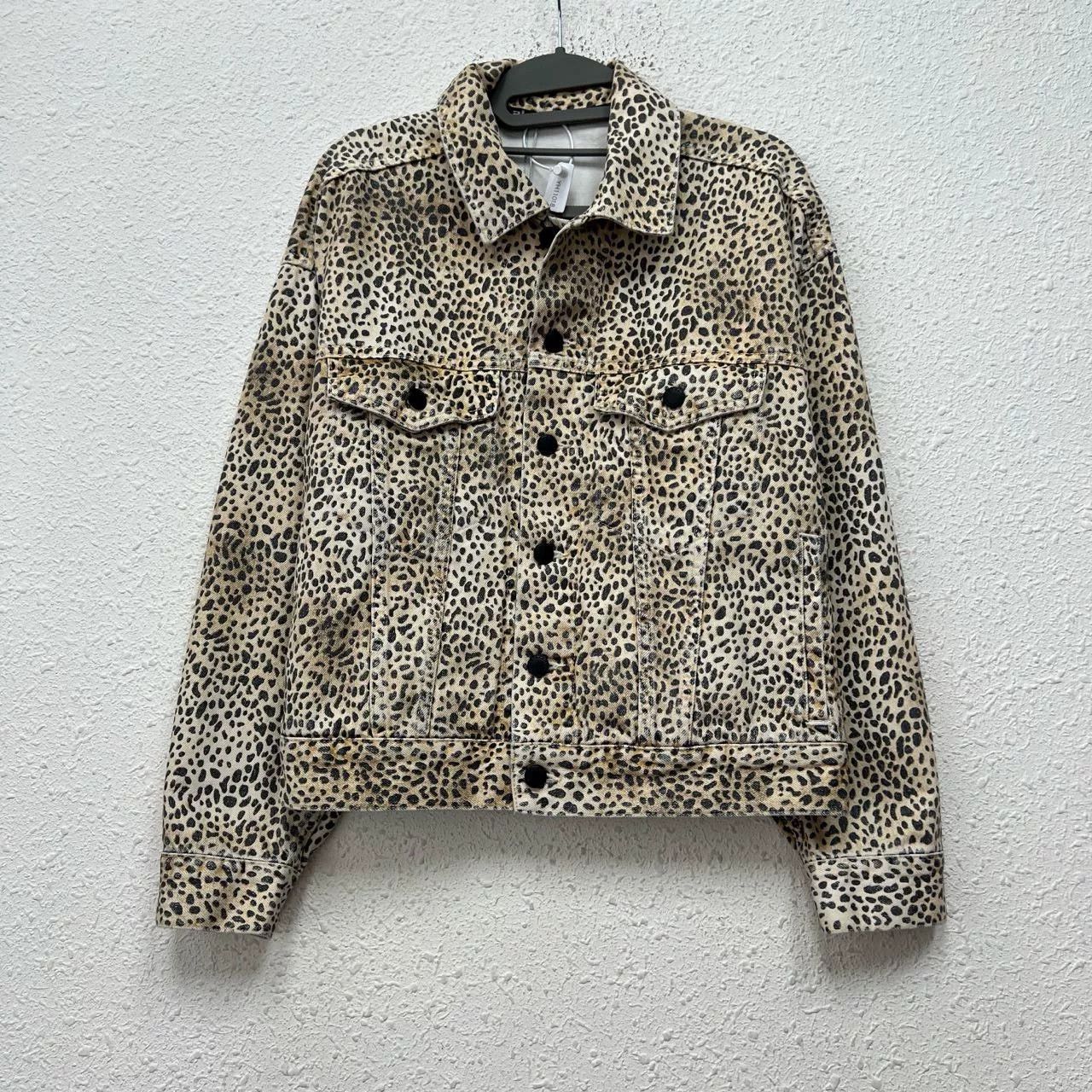 Alexander Wang Alexander Wang Leopard Denim Jacket Size XS / US 0-2 / IT 36-38 - 1 Thumbnail