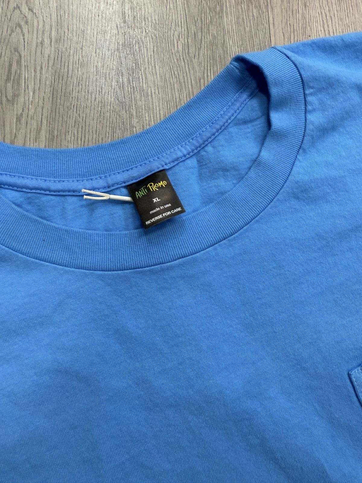 Matty Boy Anti Promo T- Shirt Blue Size US XL / EU 56 / 4 - 5 Thumbnail