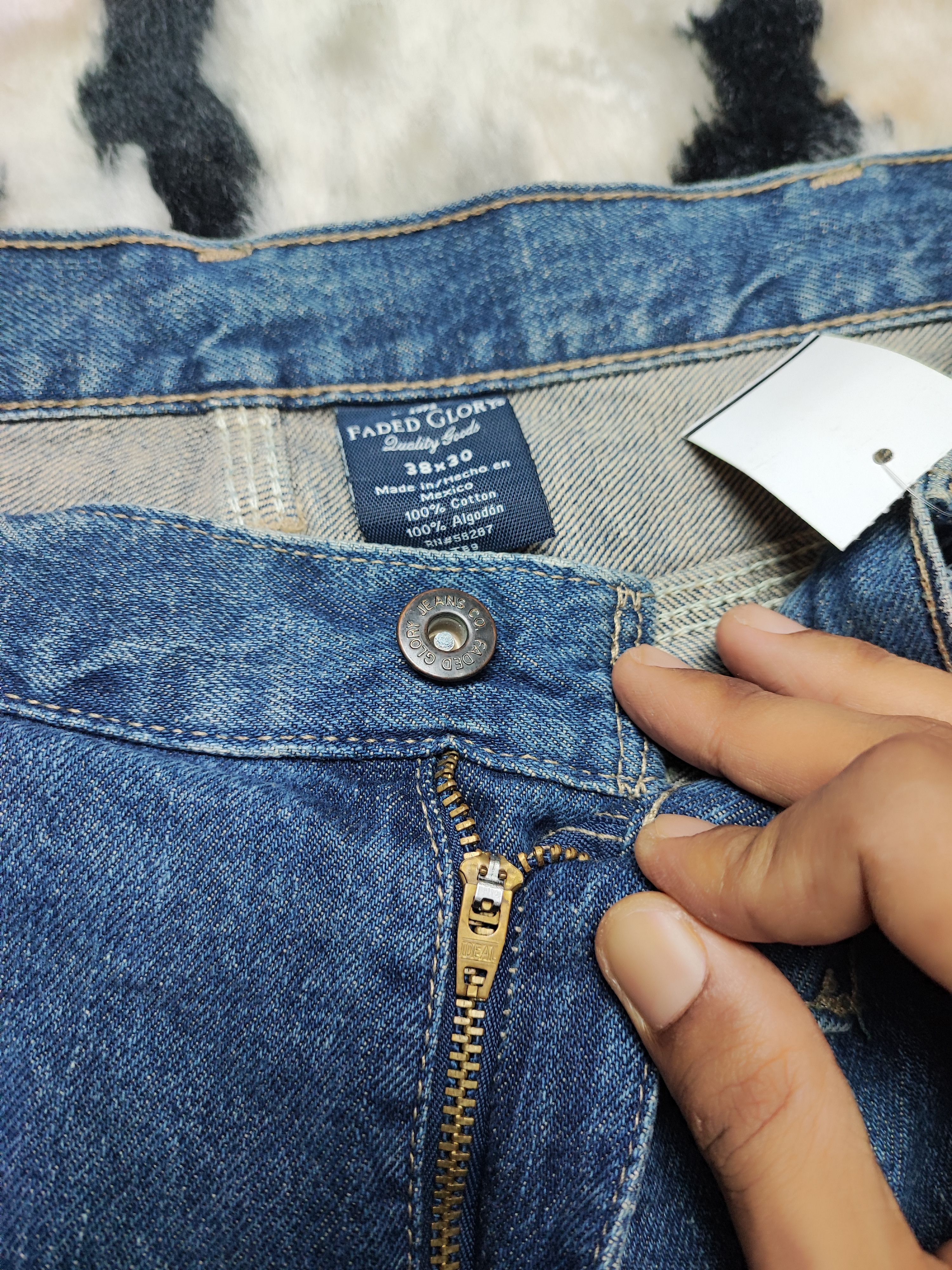 Faded Glory × Vintage Crazy Vintage Baggy Carpenter Jeans Size US 38 / EU 54 - 9 Thumbnail