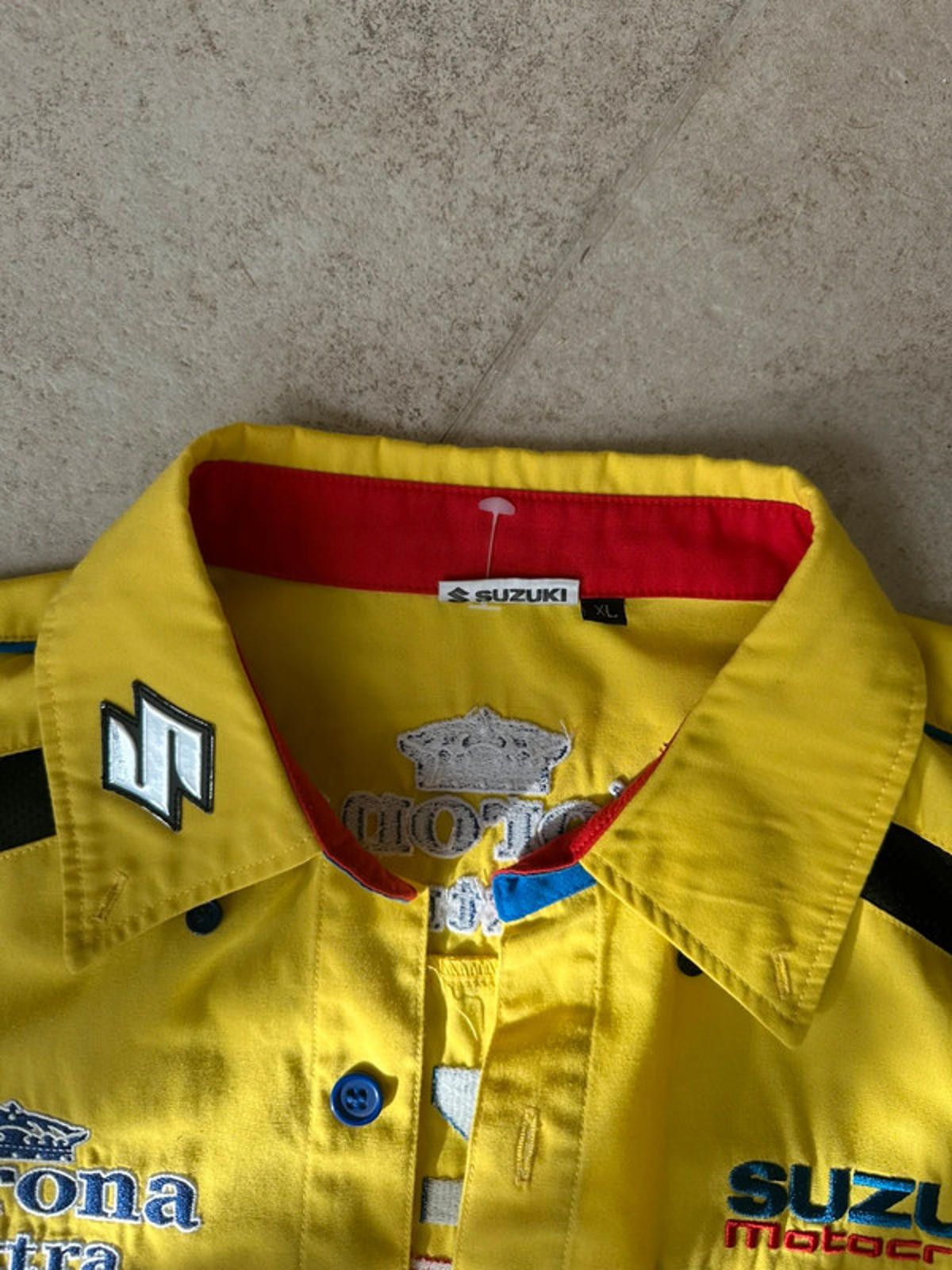 Designer Suzuki Motorcross Shirt Size US XL / EU 56 / 4 - 5 Thumbnail