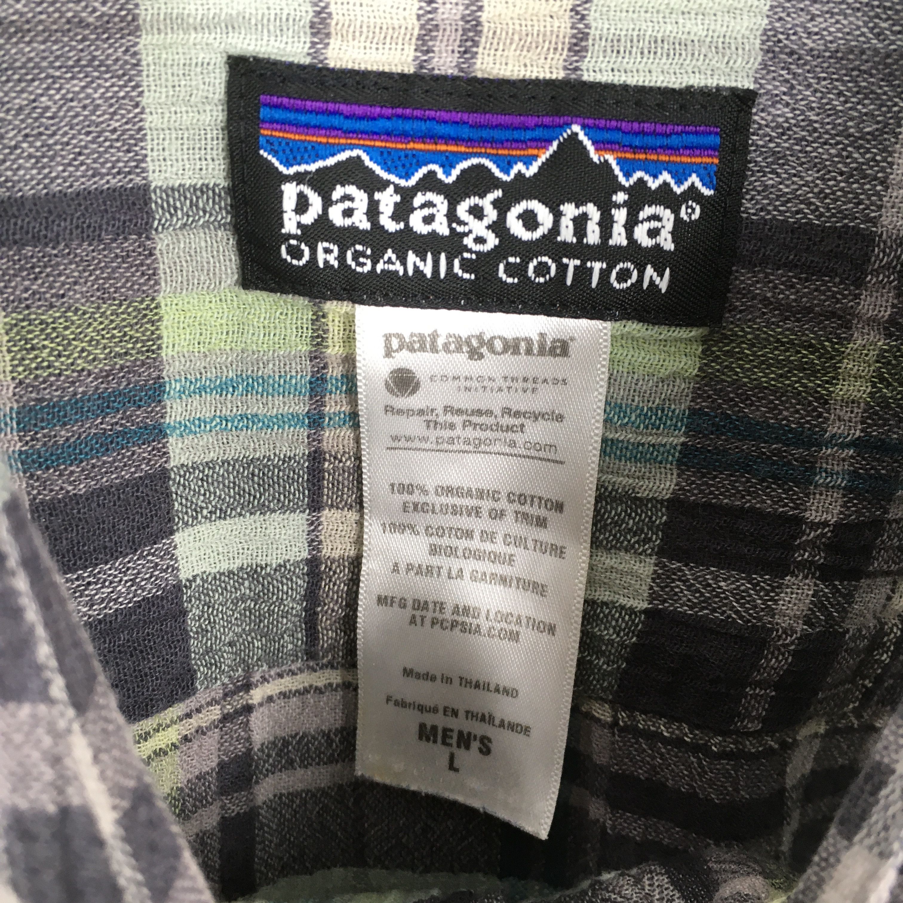Patagonia Vintage Patagonia Plaid Shadow Checkered Flannel Shirt Size US L / EU 52-54 / 3 - 5 Thumbnail