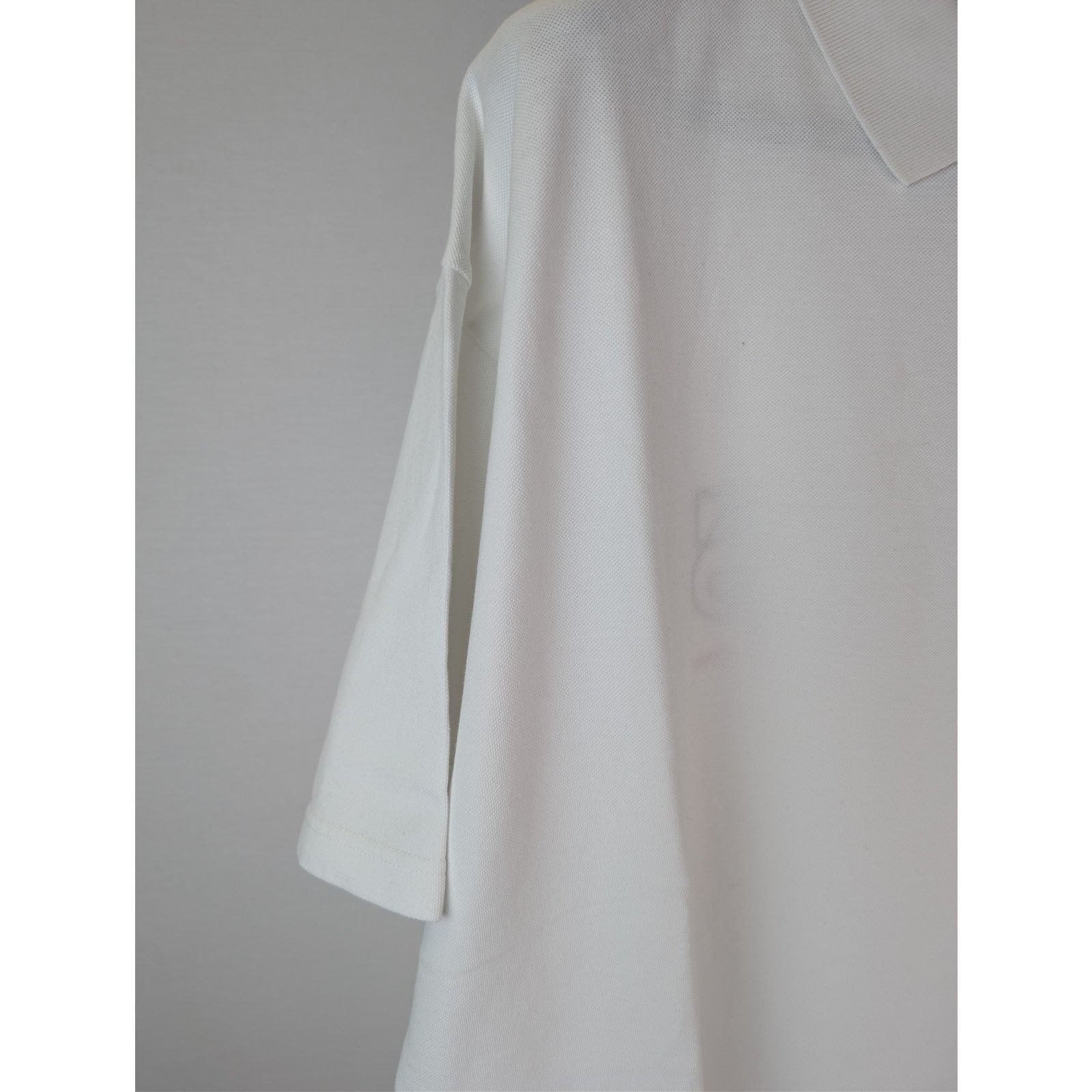 Balenciaga o1rshd1 Champion City Pique Polo Shirt in Dirty White Size US XXL / EU 58 / 5 - 7 Thumbnail