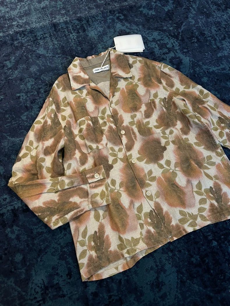 Our Legacy our legacy size 48 Plant and floral full-print tie-dyed cas Size US M / EU 48-50 / 2 - 2 Thumbnail