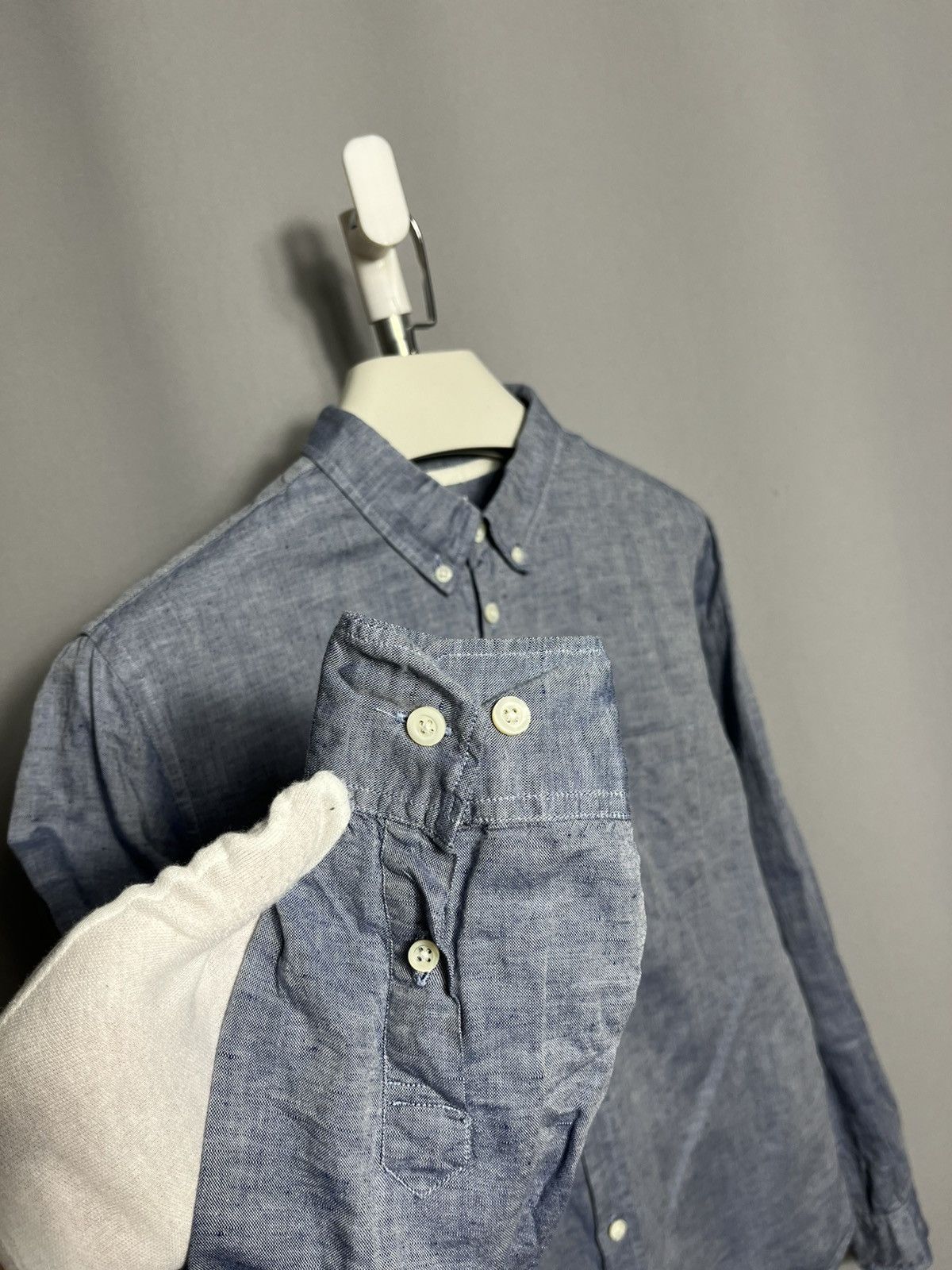Norse Projects norse projects osvald bd cotton linen shirt button down Size US M / EU 48-50 / 2 - 4 Thumbnail