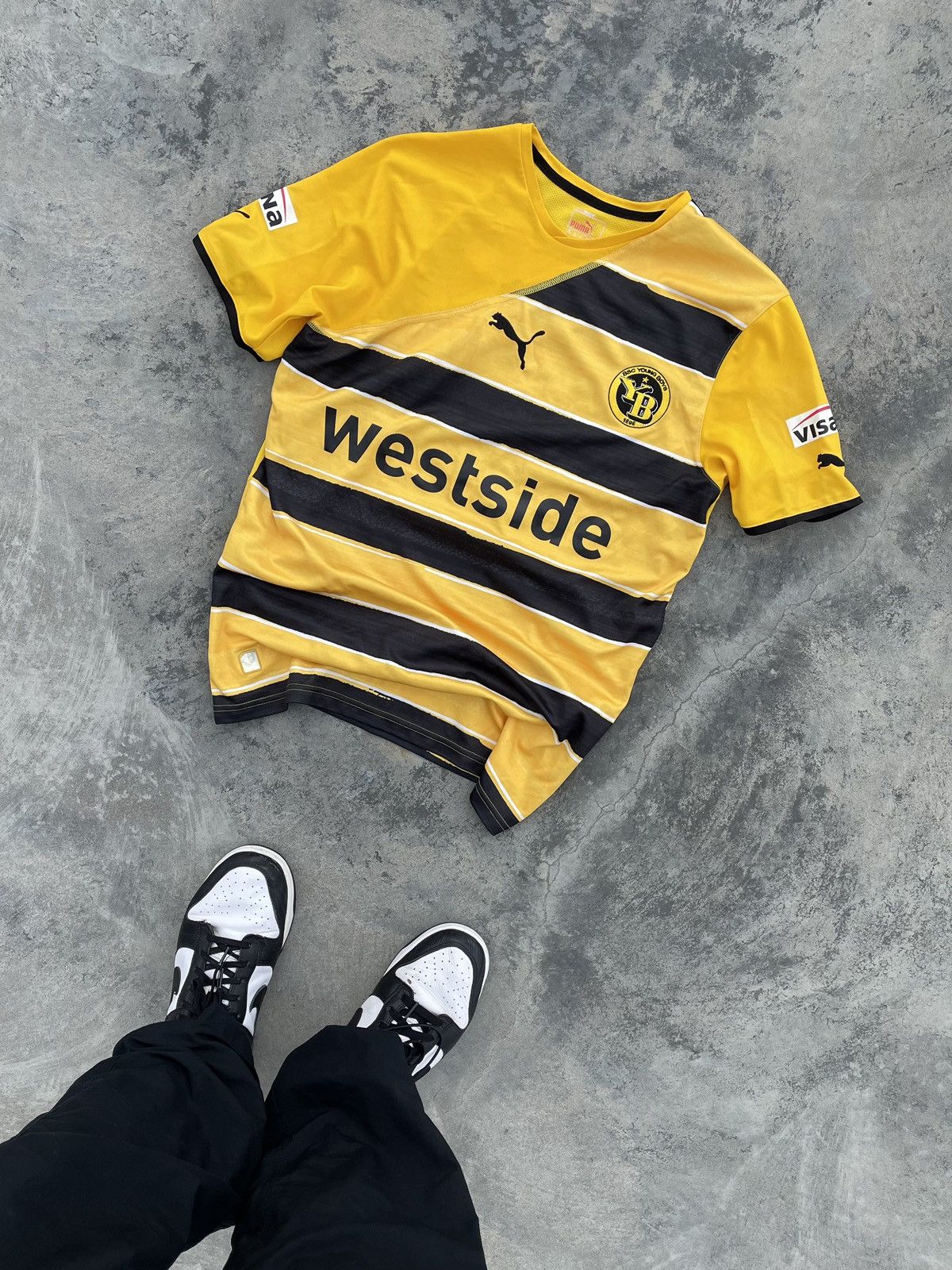 Puma Vintage Puma Young Boys 2009/11 Soccer Jersey Kit Size US S / EU 44-46 / 1 - 7 Thumbnail