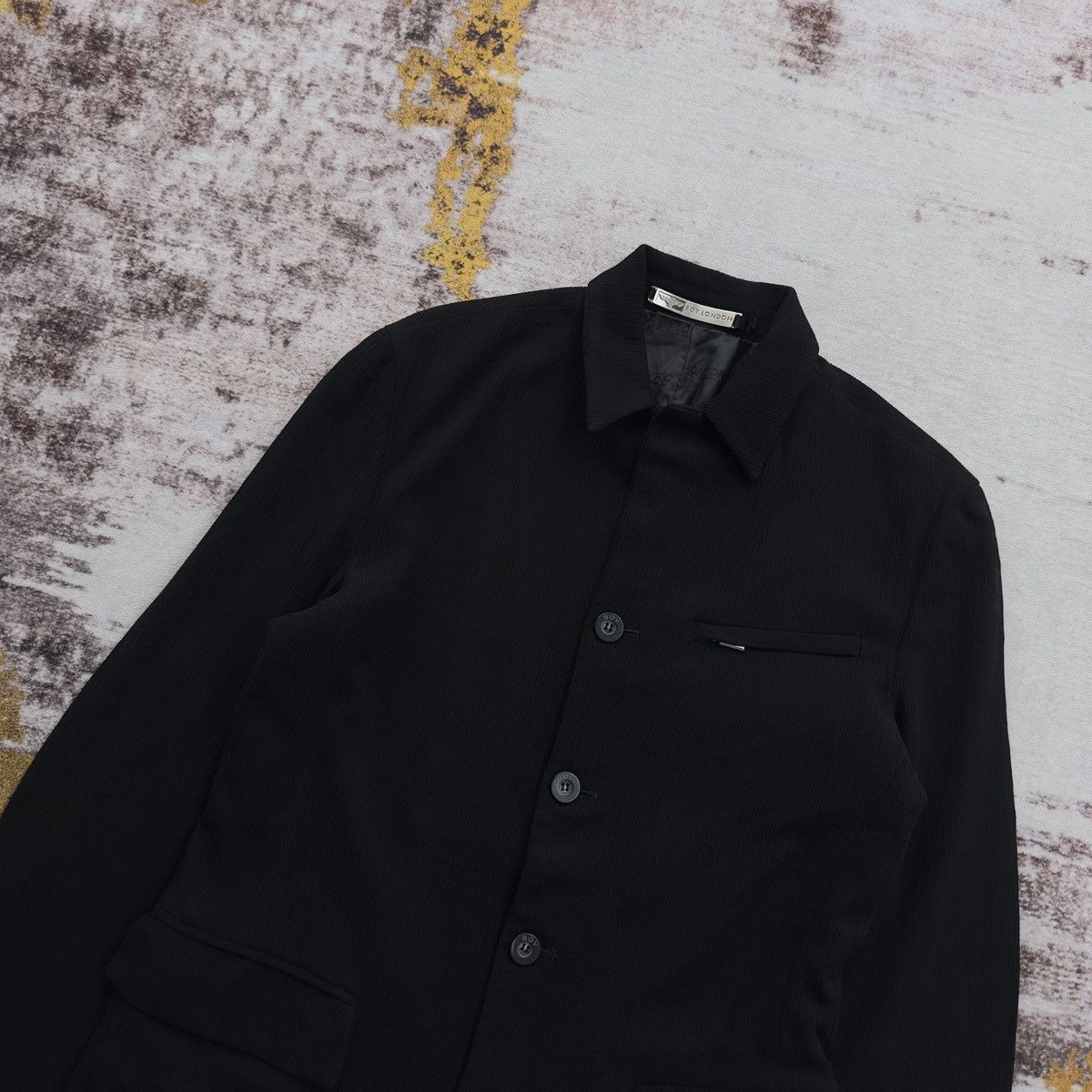 Boy London VINTAGE BOY LONDON WOOL MILITARY STYLE BLAZER JACKET Size 42R - 2 Thumbnail
