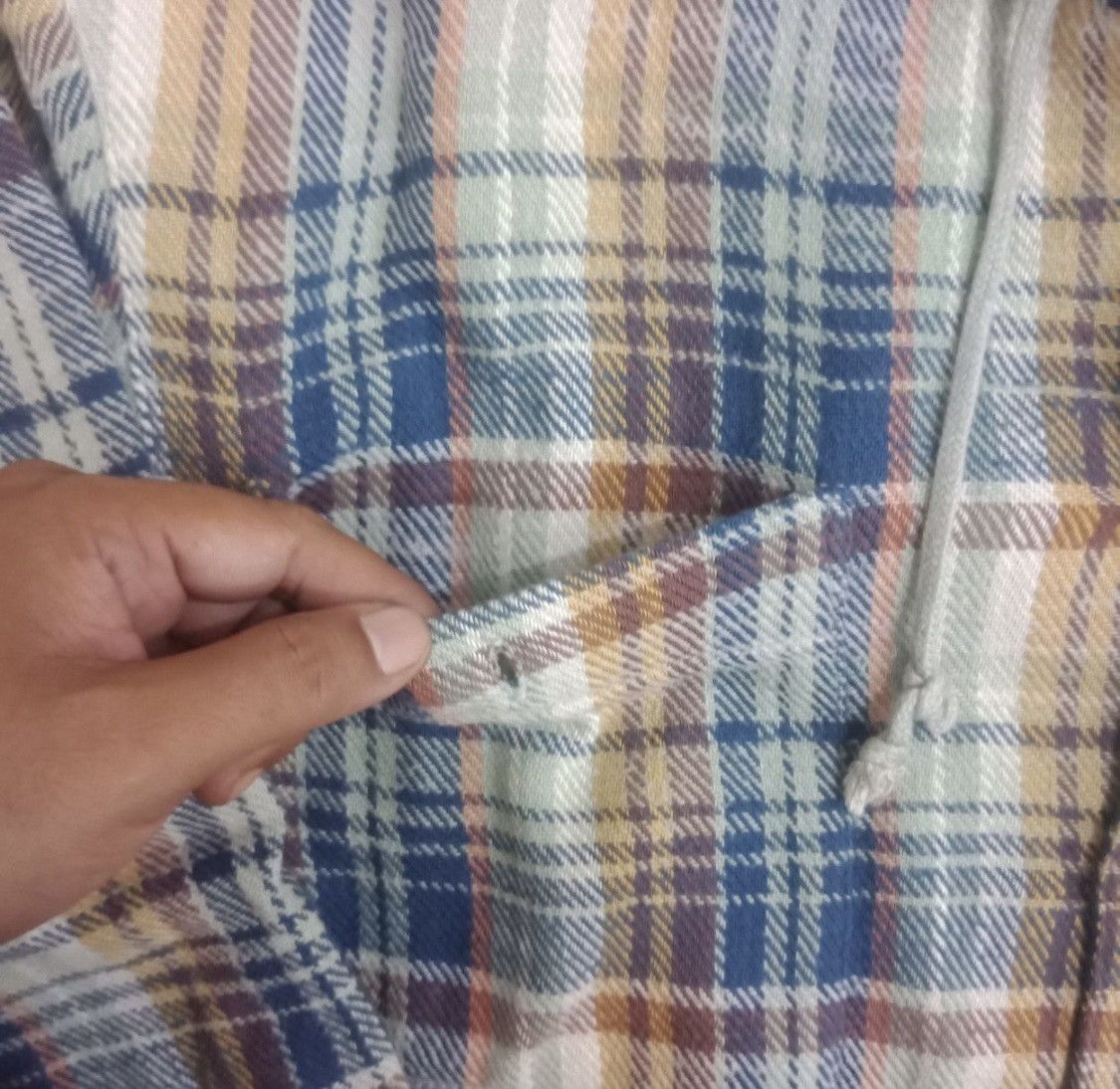 Designer × Japanese Brand × Mademoiselle Non Non Mademoiselle non non flannel hoodie Size US L / EU 52-54 / 3 - 7 Thumbnail