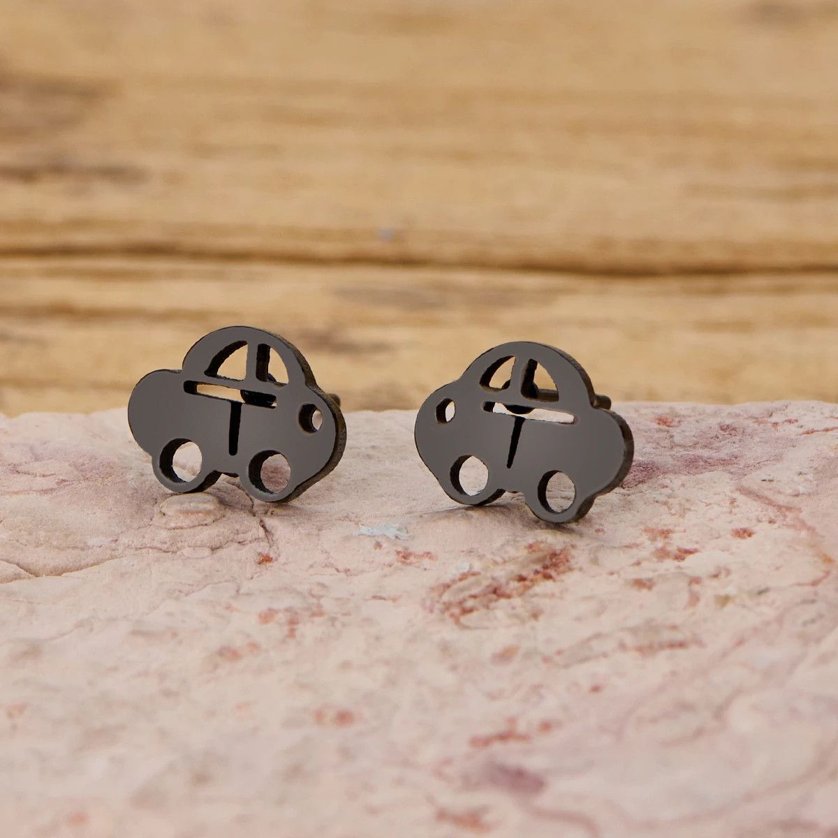 Jewelry Car Mini Stud Earrings Charm Earring Gift Size ONE SIZE - 1 Preview