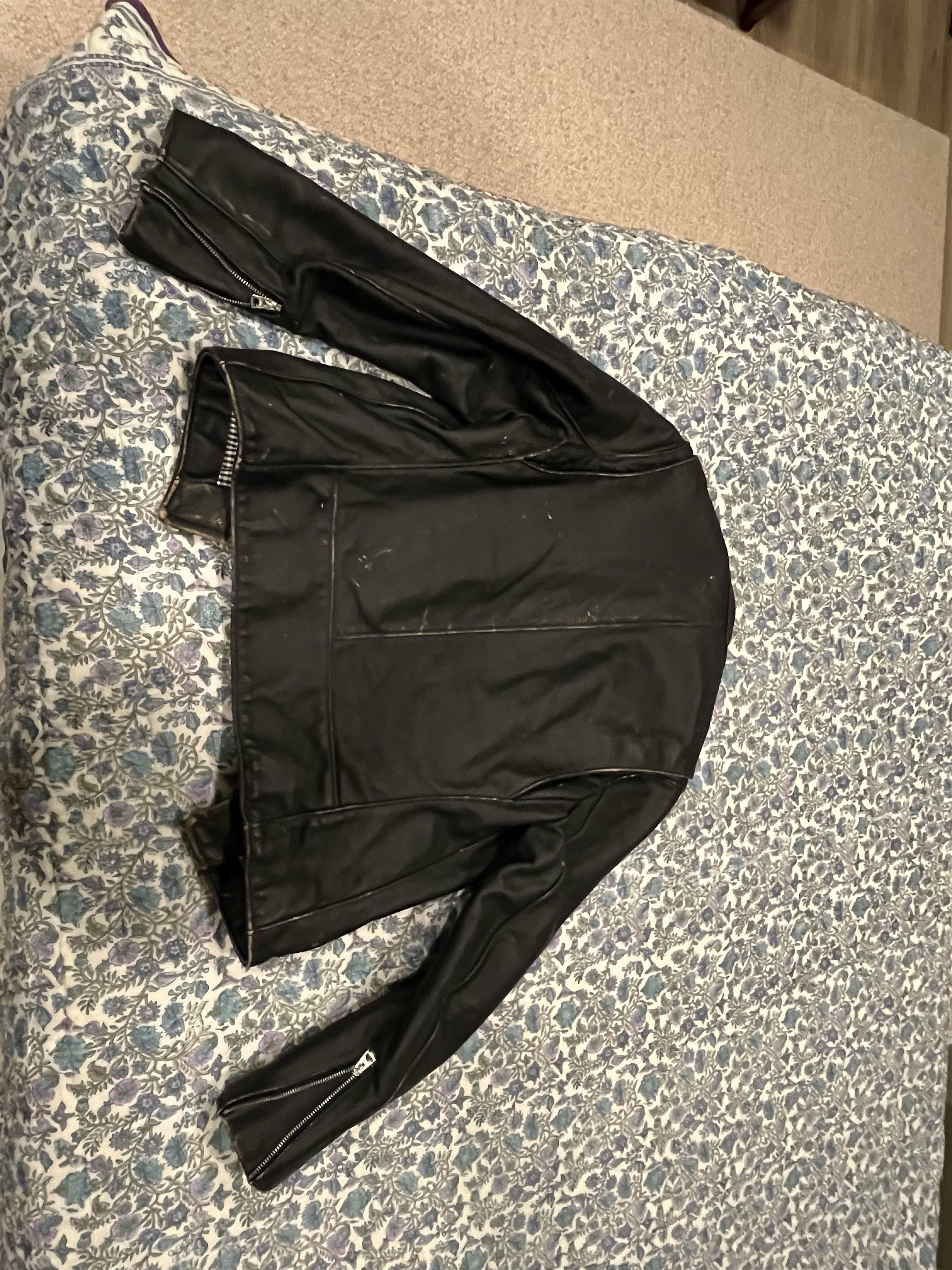 Schott PER41 Hand Vintaged Cowhide Café Racer Jacket Size US M / EU 48-50 / 2 - 3 Thumbnail