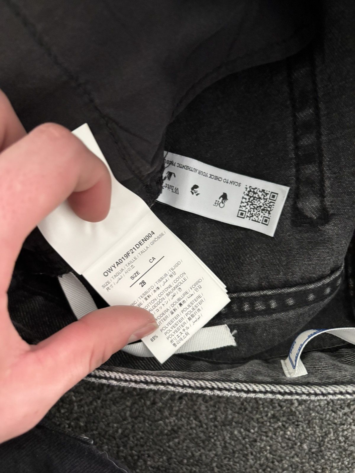 Off-White Off White X Pablo Tomek Straight Painted Jeans Size US 32 / EU 48 - 15 Thumbnail