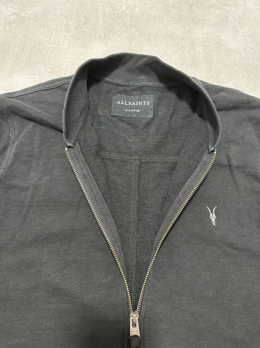 Allsaints All Saints Cotton Bomber Zip Sweatshirt Size US XL / EU 56 / 4 - 3 Thumbnail