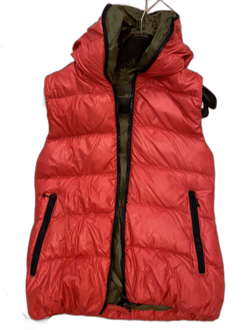 Moncler Duvetica Red Puffer Vest Size 38 Size US S / EU 44-46 / 1 - 1 Thumbnail