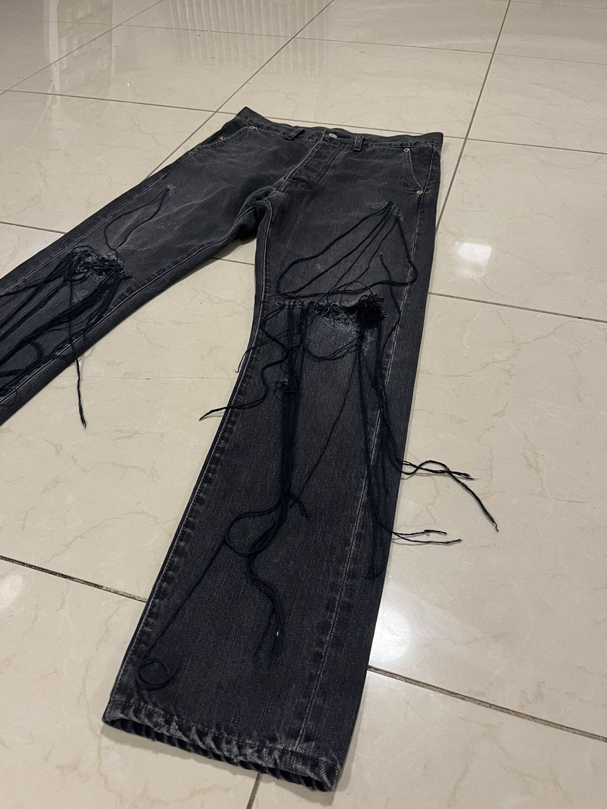 Doublet Doublet too much damage denim pant Size US 30 / EU 46 - 3 Thumbnail