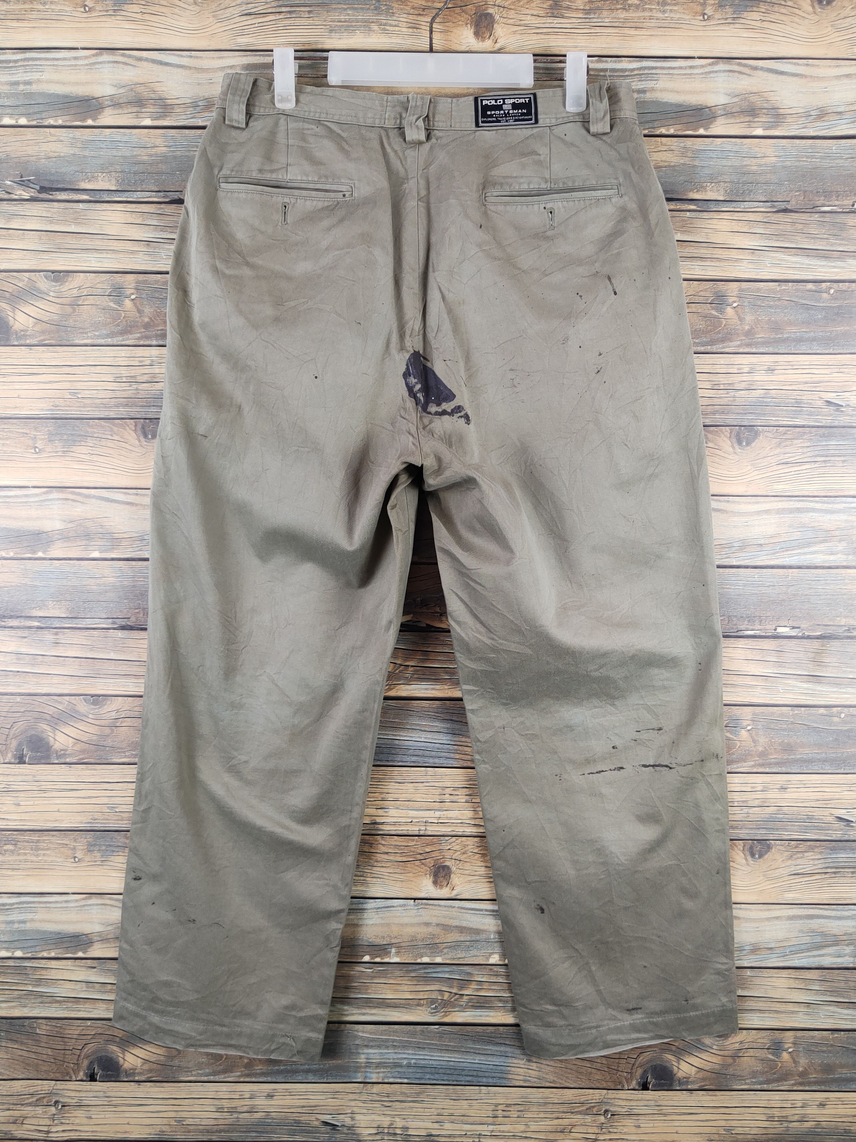 Ralph Lauren Ralph Lauren Beige thrashed Casual Pants #W2221 Size US 33 - 7 Thumbnail
