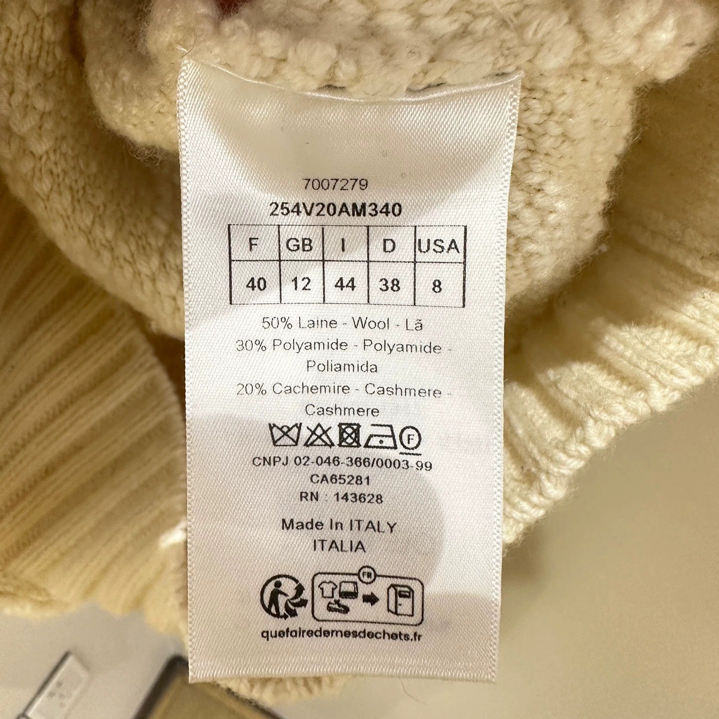 Christian Dior Monsieur Christian Dior may743 Cannage Wool Zip Jacket 40 Size M / US 6-8 / IT 42-44 - 4 Thumbnail